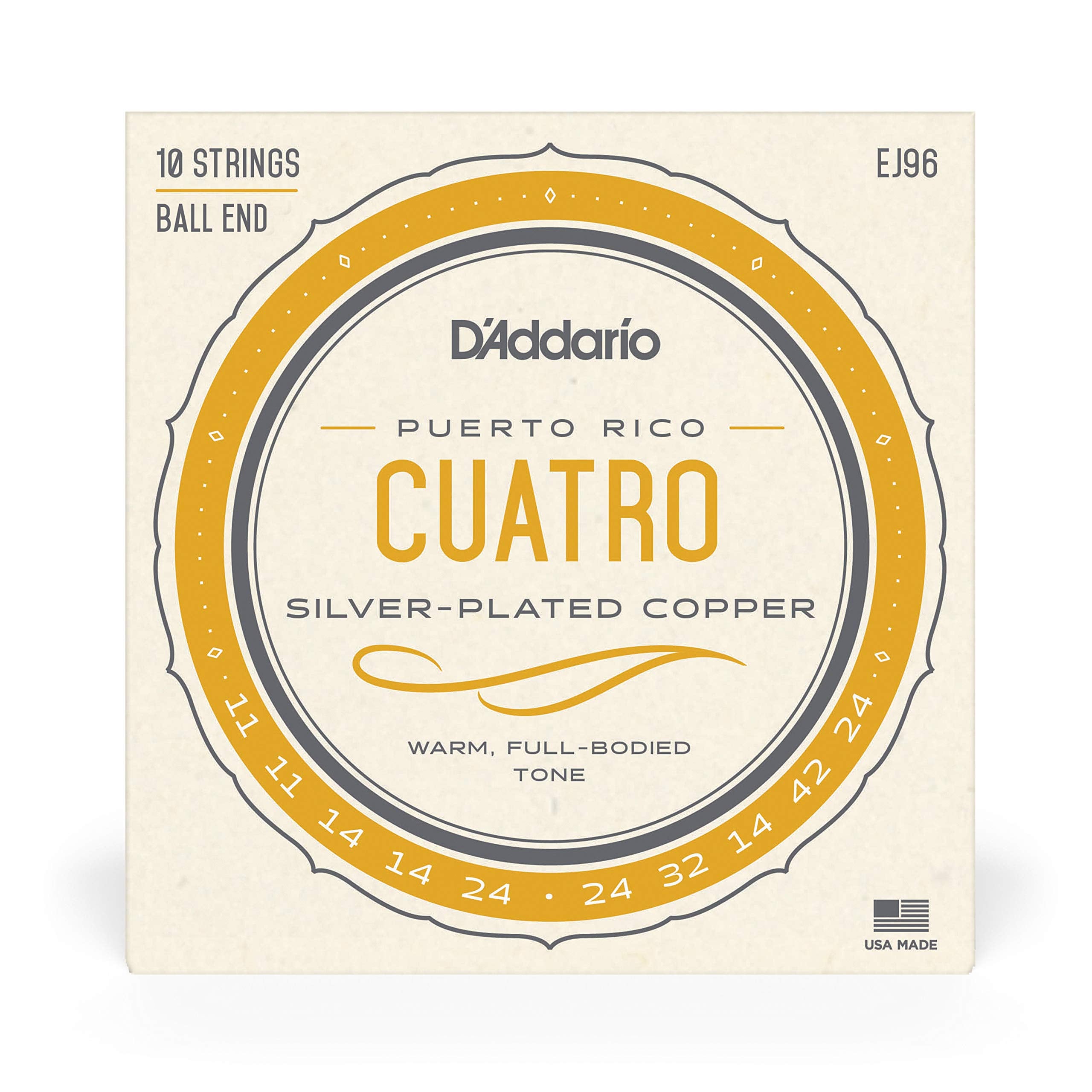 Daddario Ej96 Cuatro-Puerto Rico Strings