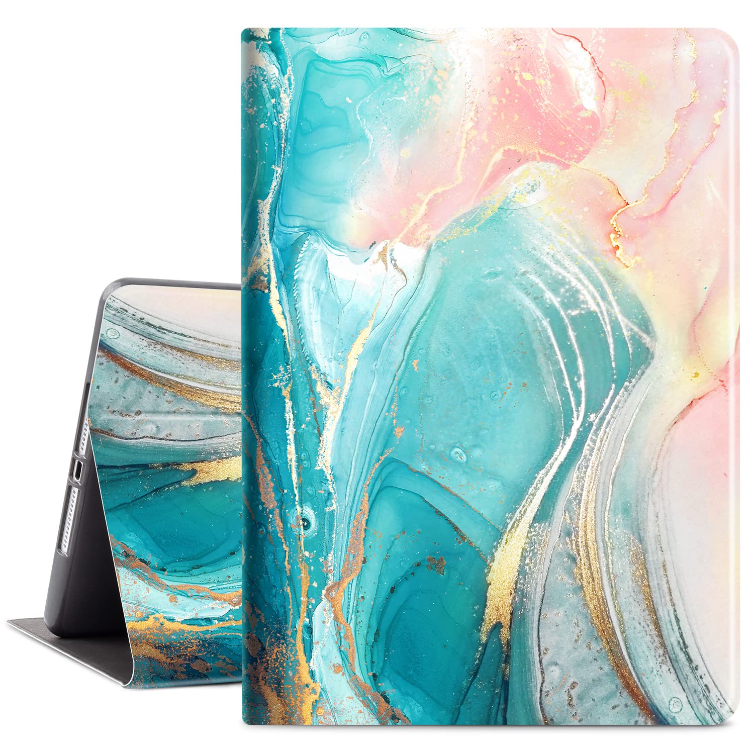 Ipad 5Th/6Th Generation Case,Ipad 9.7 Cover, Ipad Air 1/2 Case, Vimorco Premium Leather Folio Adjustable Stand Smart Cover With