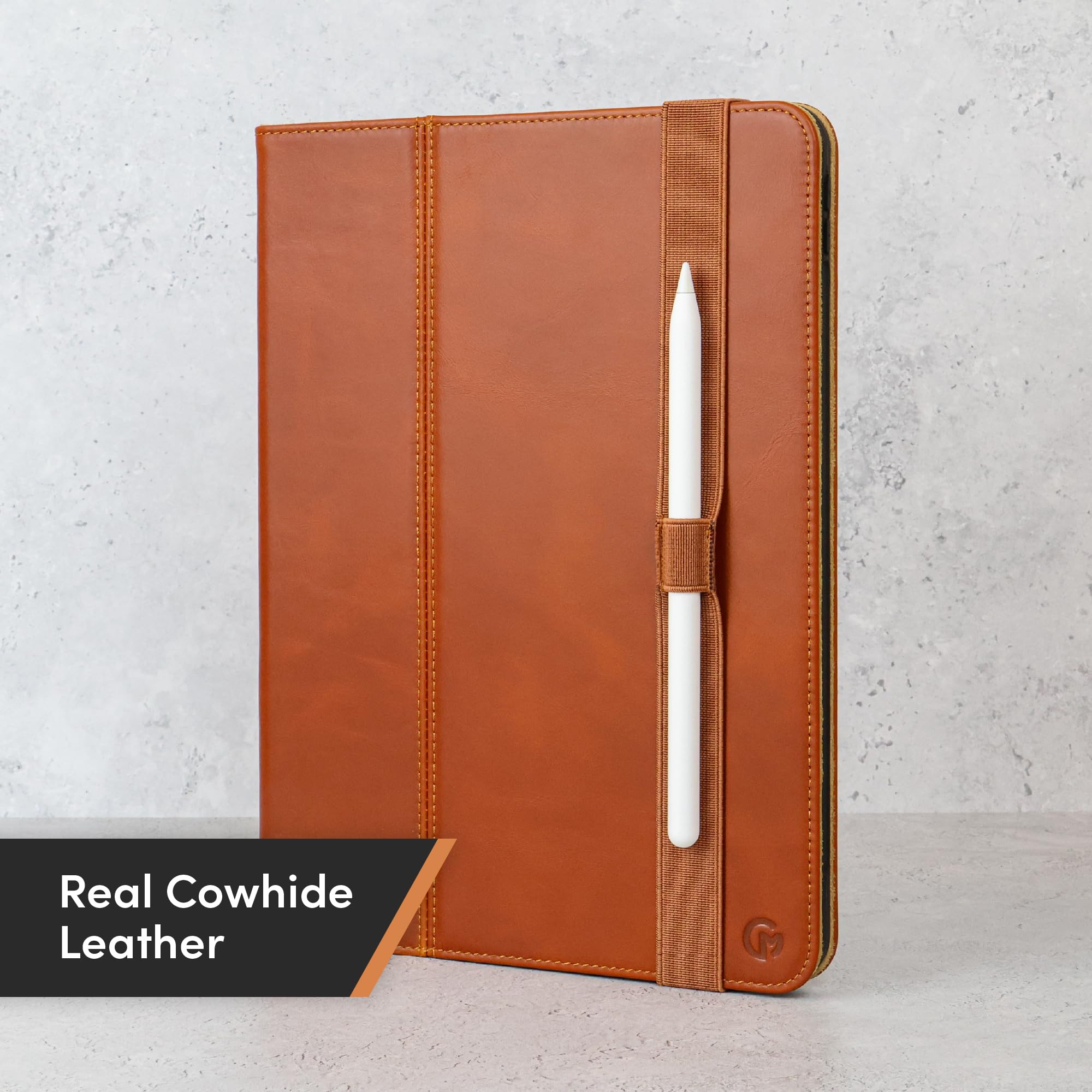 Casemade Real Leather Case Compatible With Ipad Pro 11    1St/2Nd/3Rd/4Th Gen (2018/2020/2021/2022)   Full Grain Leather Cover,