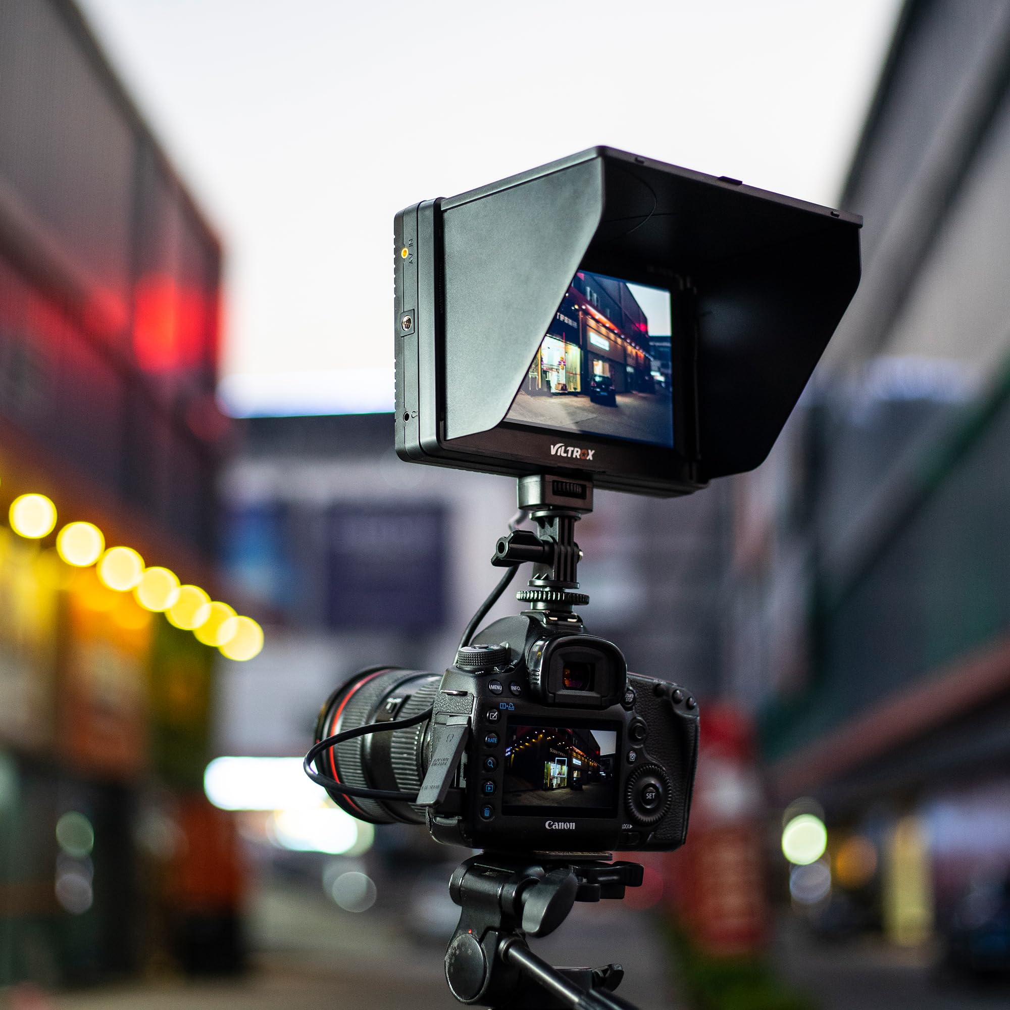 7 Inch 4K Hdmi Field Monitor Kit, Viltrox Dc 70 Ii On Camera Monitor With Hdmi Output, Peaking Focus Assist Video Monitor With S