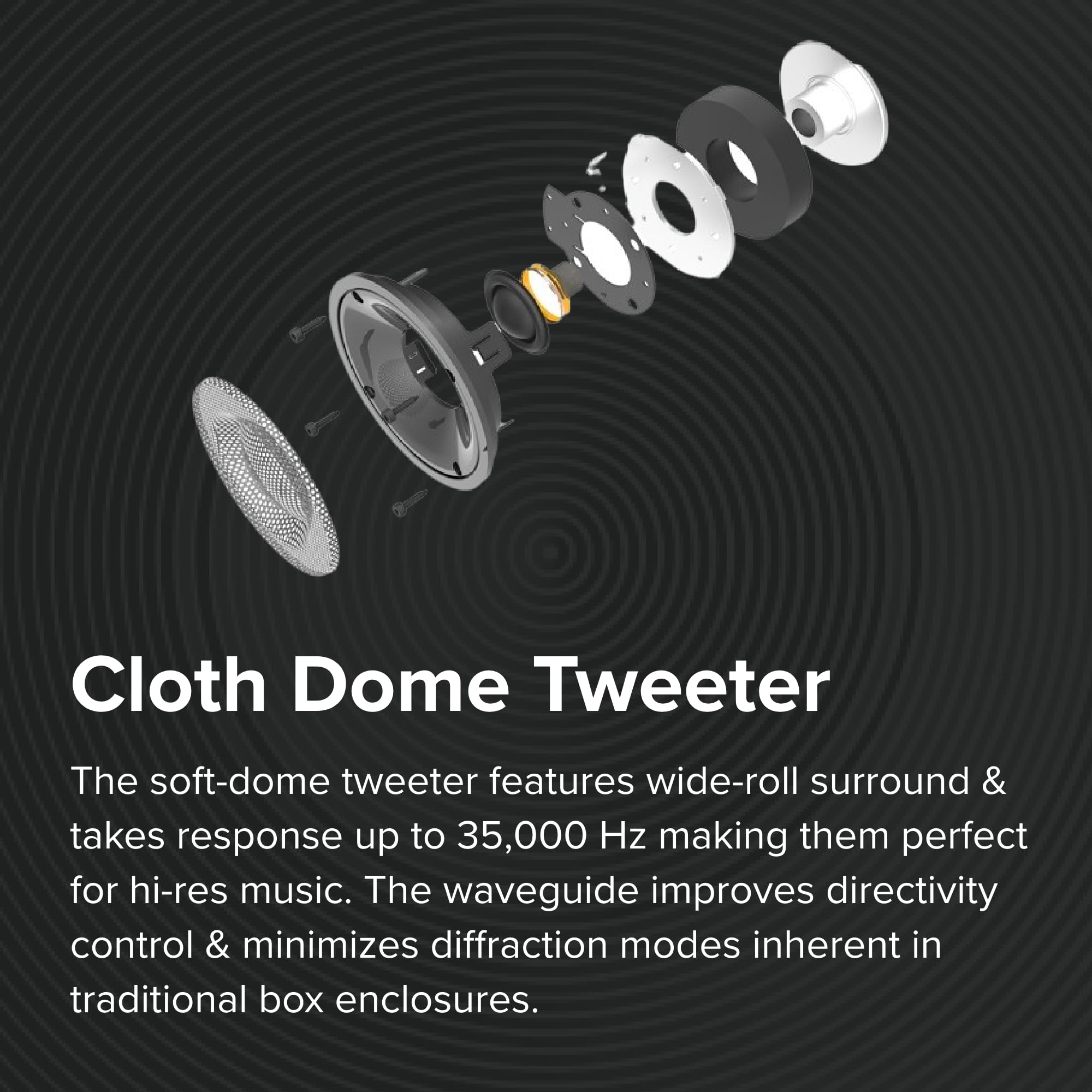 Elac Debut 2.0 B5.2 Bookshelf Speakers, Black (Pair) - 1    Cloth Dome Tweeter & 5.25    Aramid Fiber Woofer - 2-Way Bass Reflex