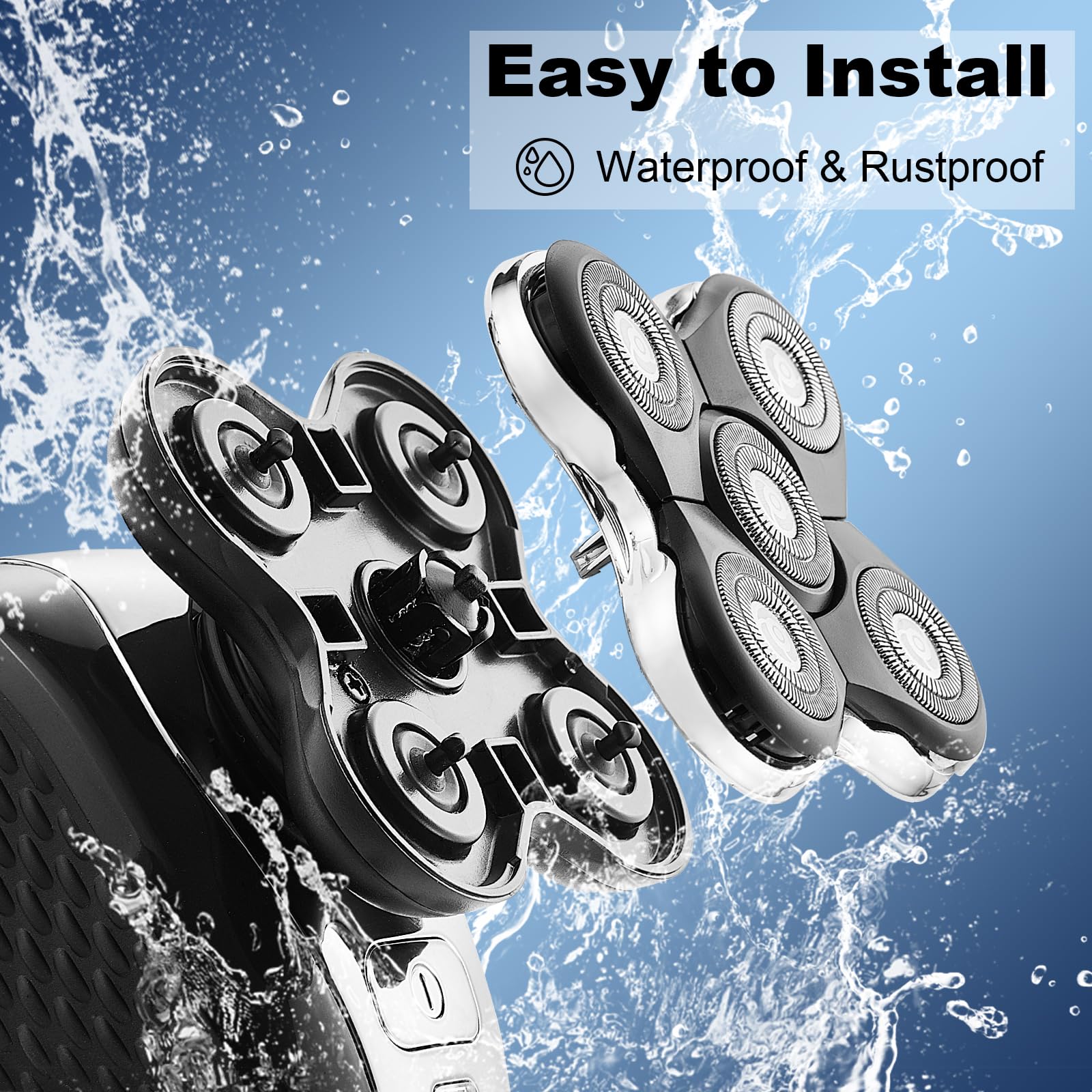 Shaver Replacment Heads Compatible With Remington Balder Pro Xr7000 Head Shaver (3 Packs)