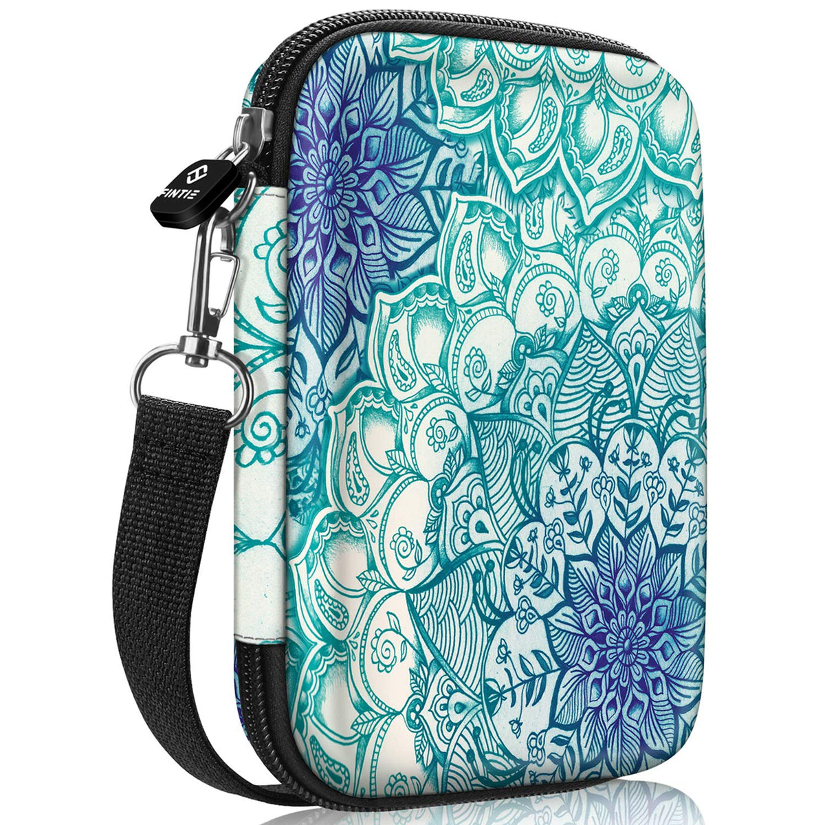 Fintie Case for Fujifilm Instax Mini Link 3 / Link 2 Printer, HP Sprocket Select/Plus, Canon Ivy CLIQ 2/CLIQ+2 Instant Camera Printer - Shockproof Hard Shell Carrying Case, Emerald Illusions