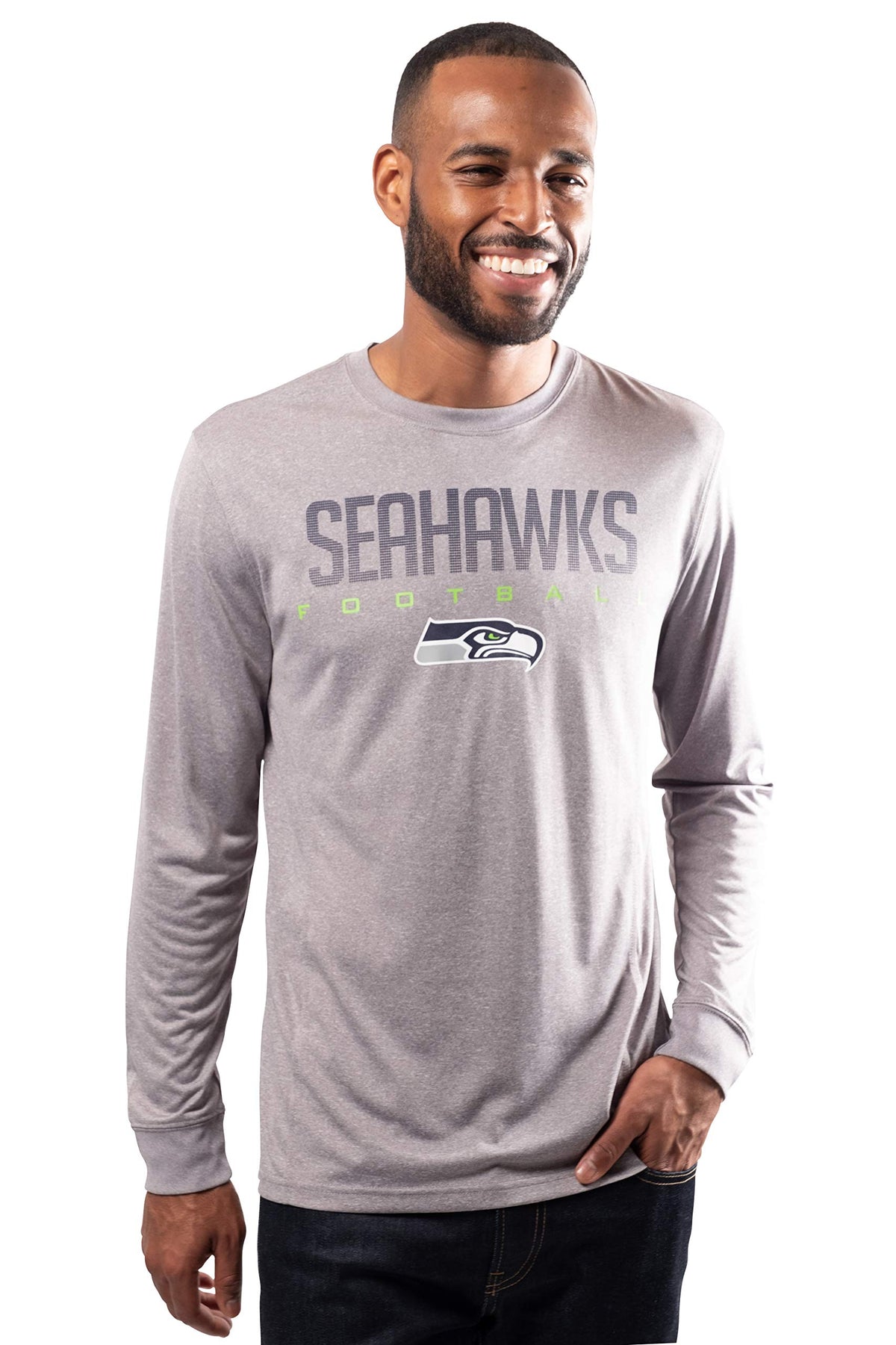 Ultra Game Nfl Mens Active Long Sleeve Tee Shirt
