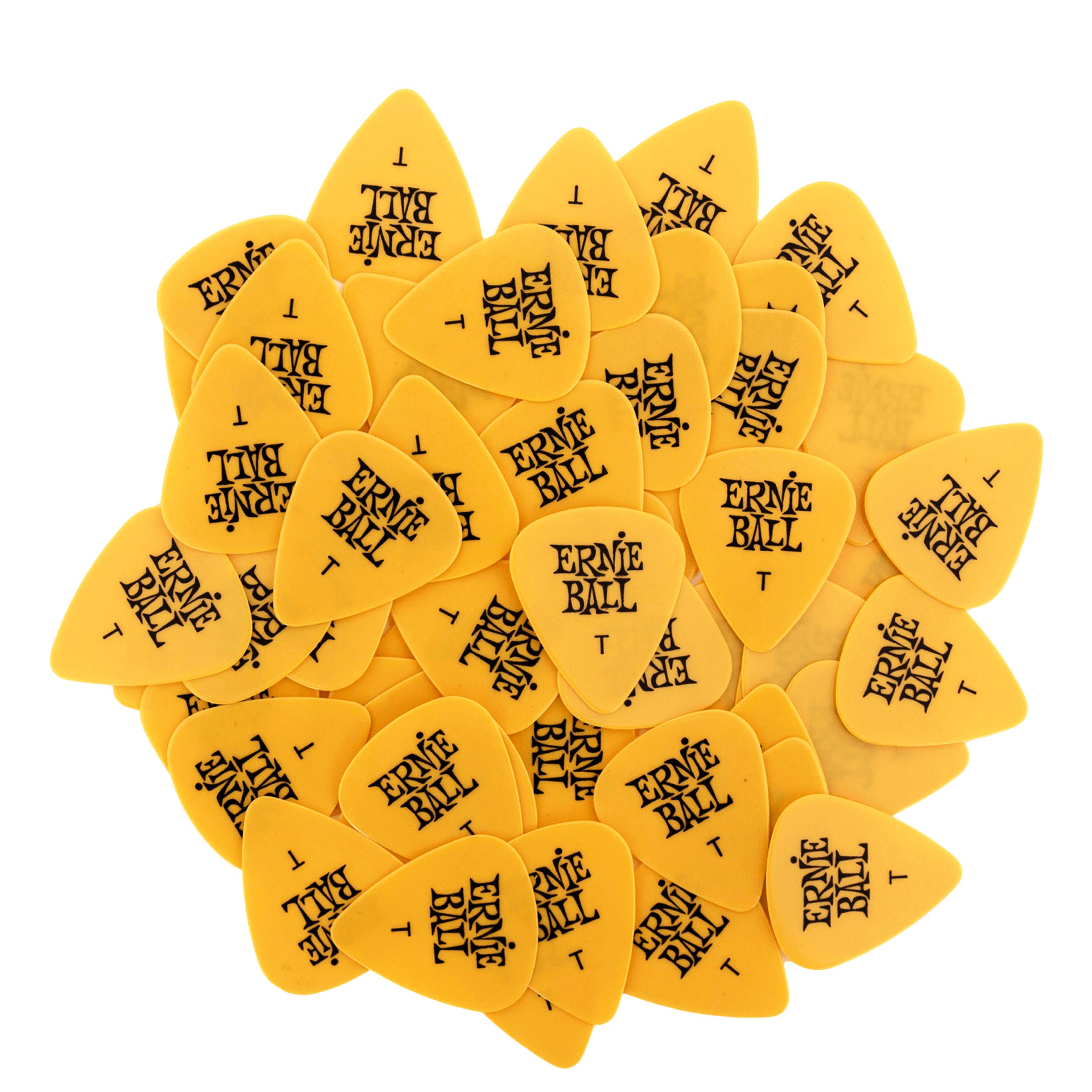 Ernie Ball Guitar Picks, Thin, Yellow, 144 Pack (P09107)