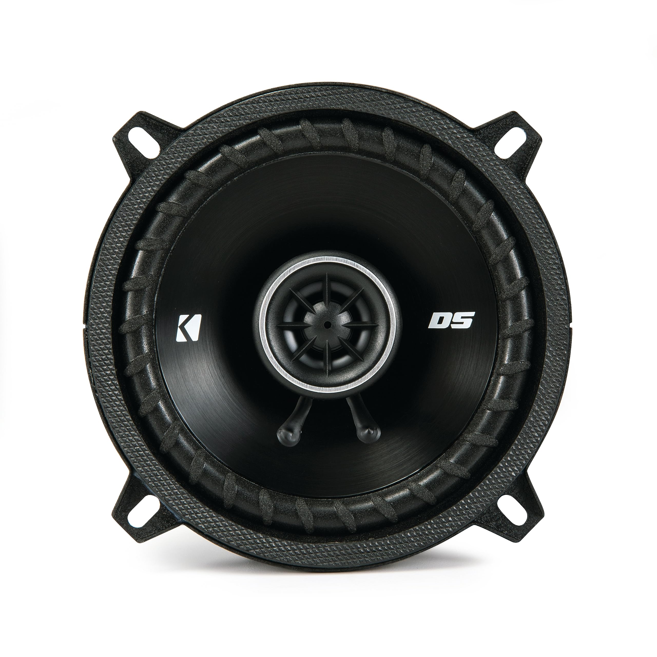 Kicker Ds Series 5.25'' Coaxial Speaker|43Dsc504|One Pair|4 Ohm|200 Watts Peak|50W Rms|Poly Blend Cone|Uv Treated Ribbed Foam Su