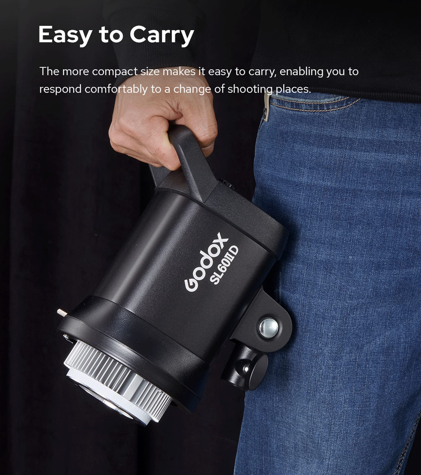 Godox Sl60Iibi Sl60Ii Bi Led Video Lights,2800K 6500K,Cri96 + Tlci97 +,Builtin 11 Fx Effects,Ultra Silent Fan For Newborn Photog