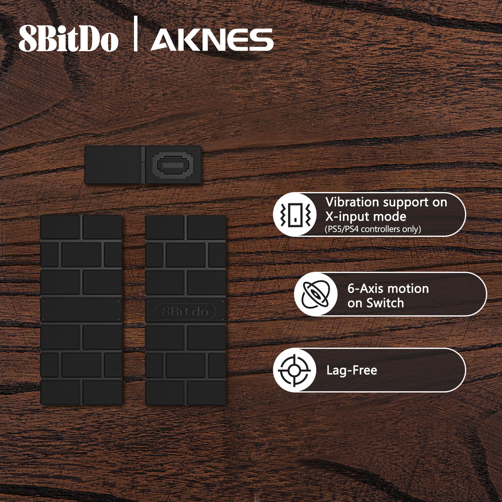 8Bitdo Usb Wireless Controller Adapter 2 Converter Dongle For Switch/Switch Oled,Steam Deck,Windows,Raspberry Pi, Macos, Ps5/Ps4