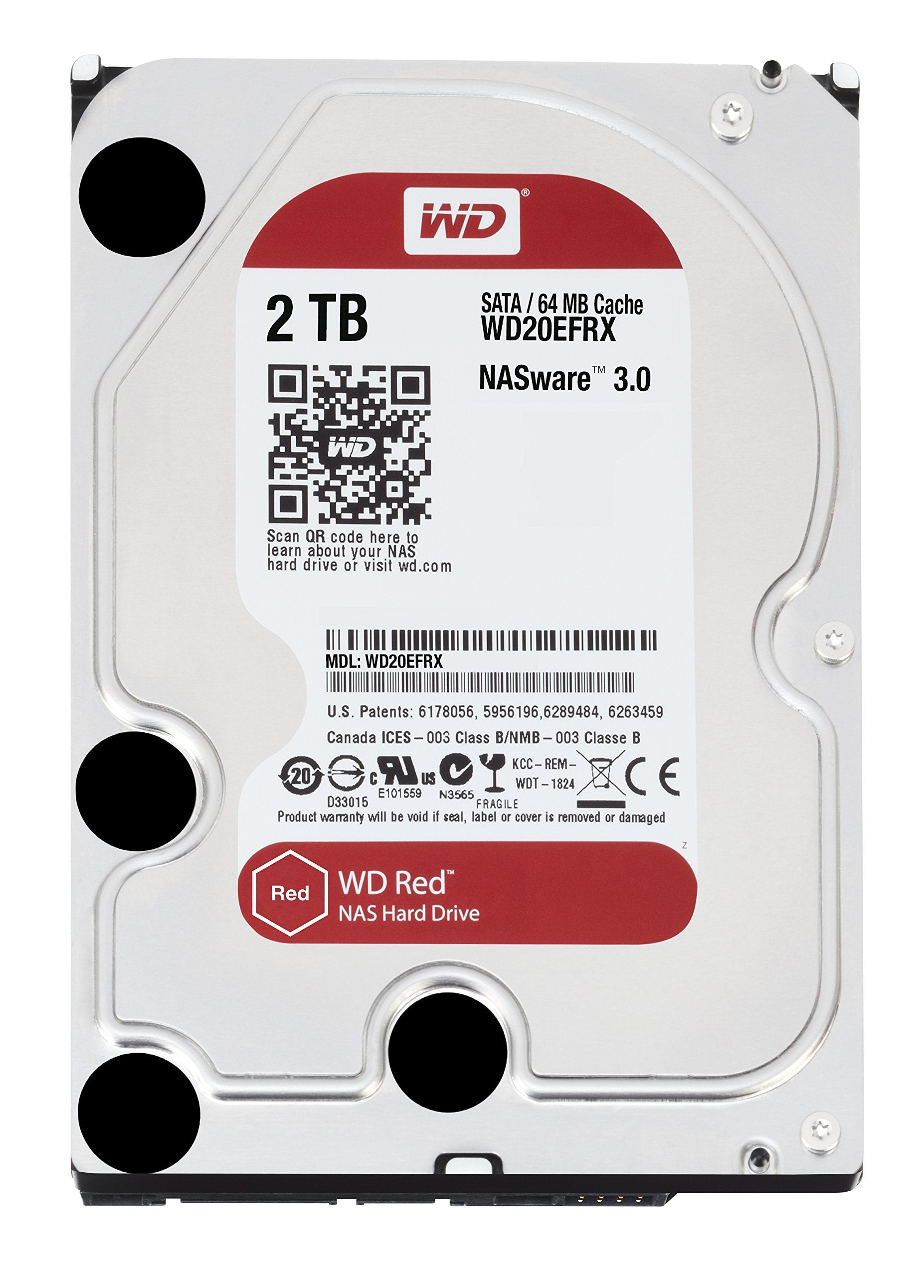 Western Digital WD 2TB SATA 6Gbs 64MB Red Drive