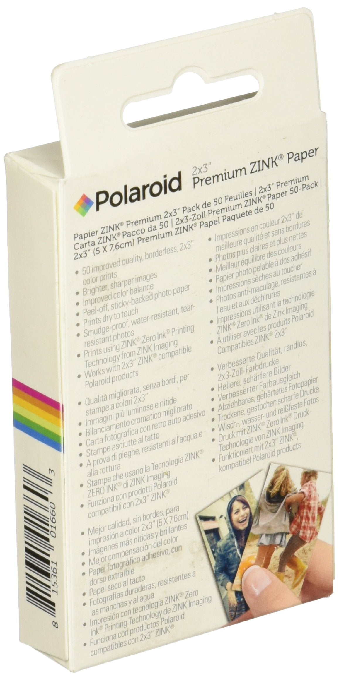 Zink Polaroid 2X3, Premium Photo Paper (50 Pack) Compatible With Polaroid Mint Camera, Snap/Snap Touch Instant Print Cameras And Zip Photo Printers