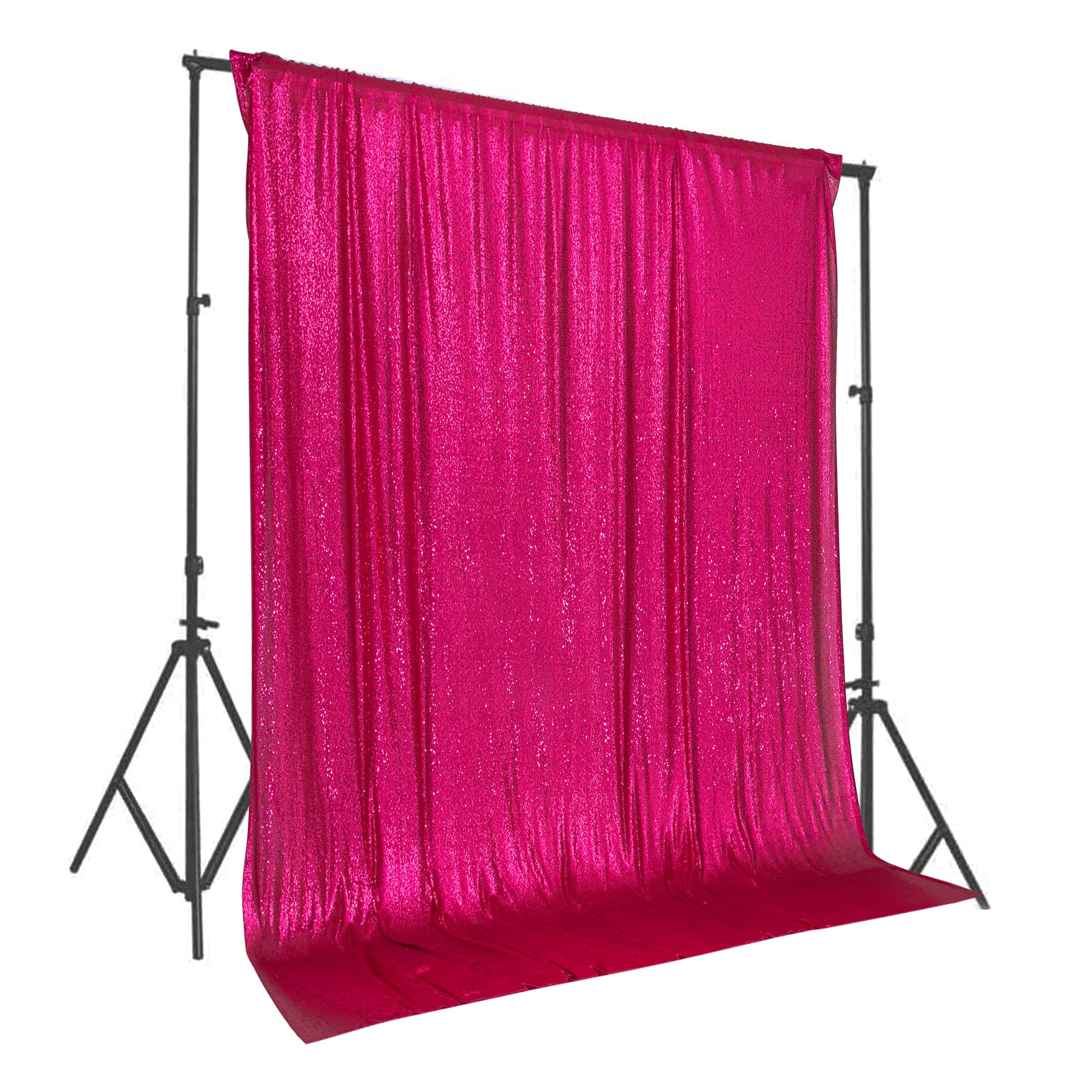 Partydelight Sequin Backdrop Hot Pink 10Ft X 10Ft Photography Christmas Backdrop
