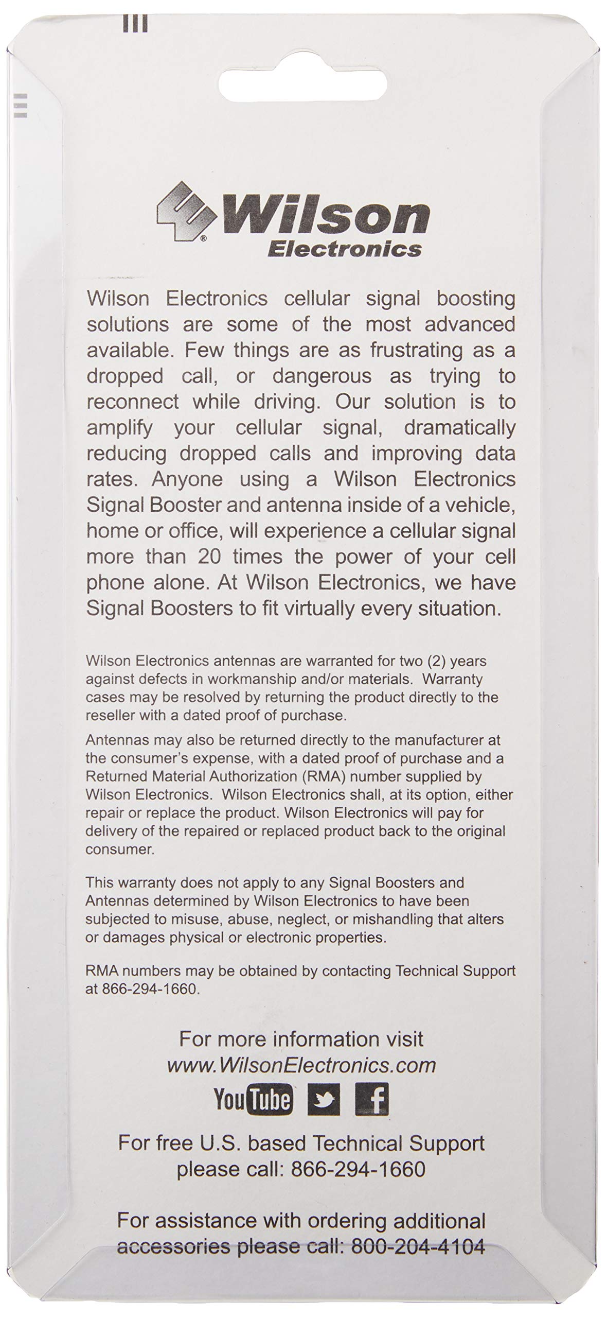 Wilson Desktop Cellular Antenna 700 2100 Mhz With 5 Foot Cable And Sma Male Connector