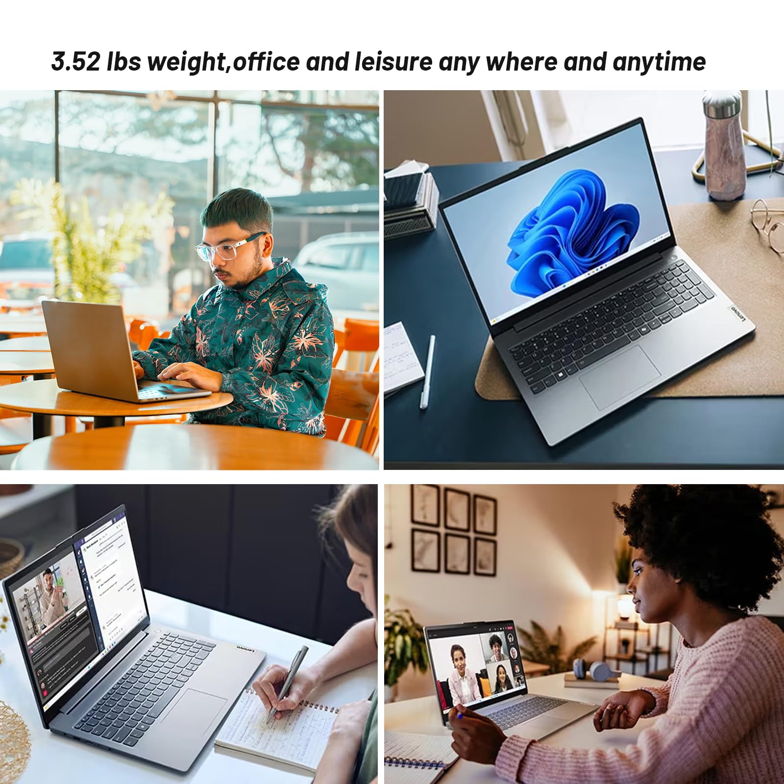 Lenovo Ideapad 1I 15.6'' Touch Laptop, Intel Core I3 1215U, 15.6'' Fhd Touchscreen Display, 8Gb Ram, 256Gb Ssd, Intel Uhd Graphi