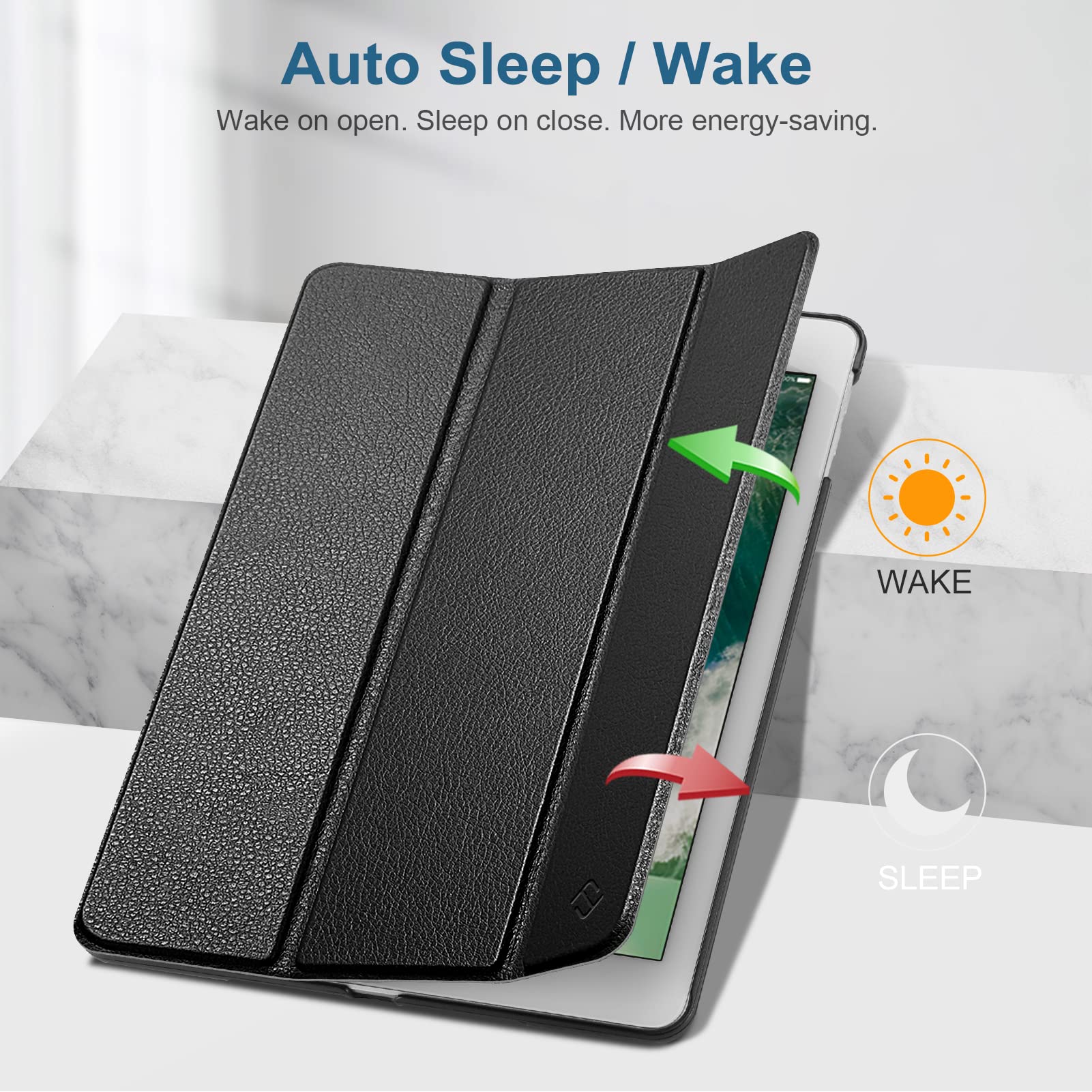 Fintie Slimshell Case For Ipad 6Th / 5Th Generation (2018 2017 Model, 9.7 Inch), Ipad Air 2 / Ipad Air 1 (9.7 Inch) - Lightweigh