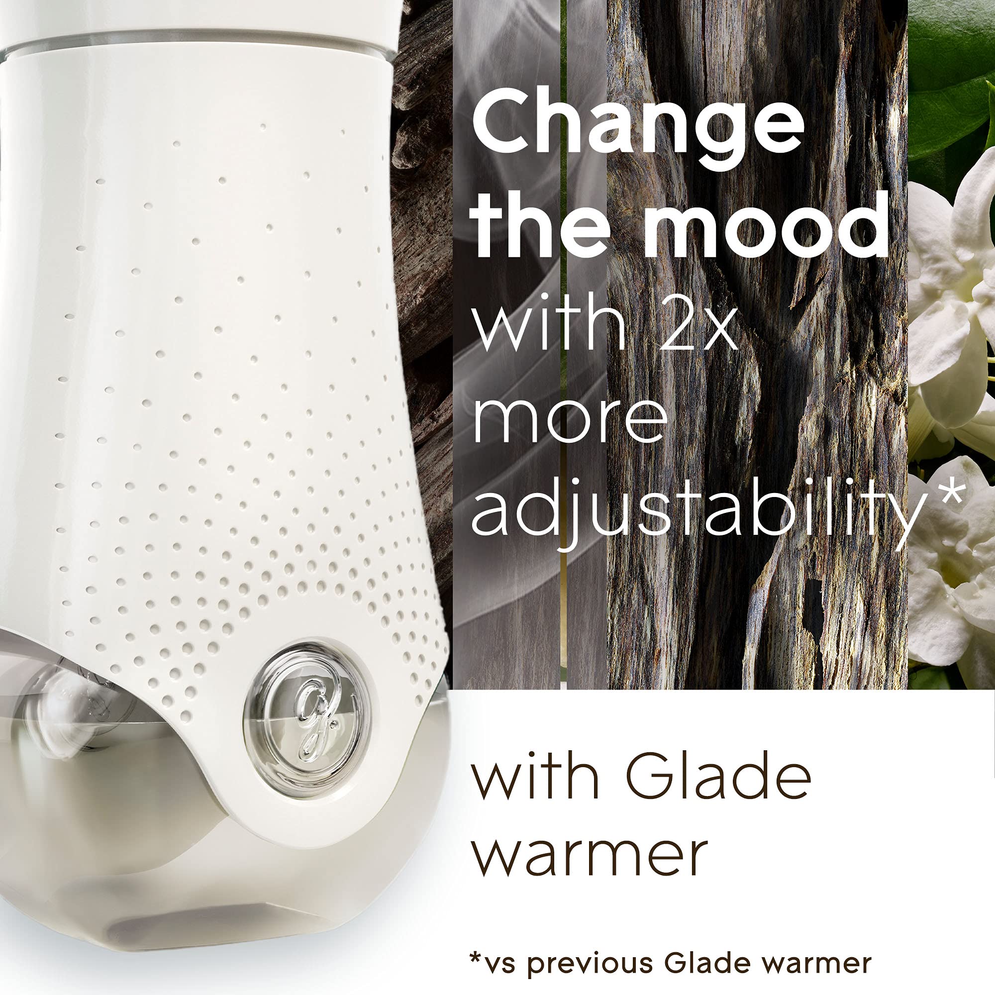 Glade Plugins Refills Air Freshener, Scented And Essential Oils For Home And Bathroom, Elegant Amber & Oud, 2.01 Oz, 3 Count