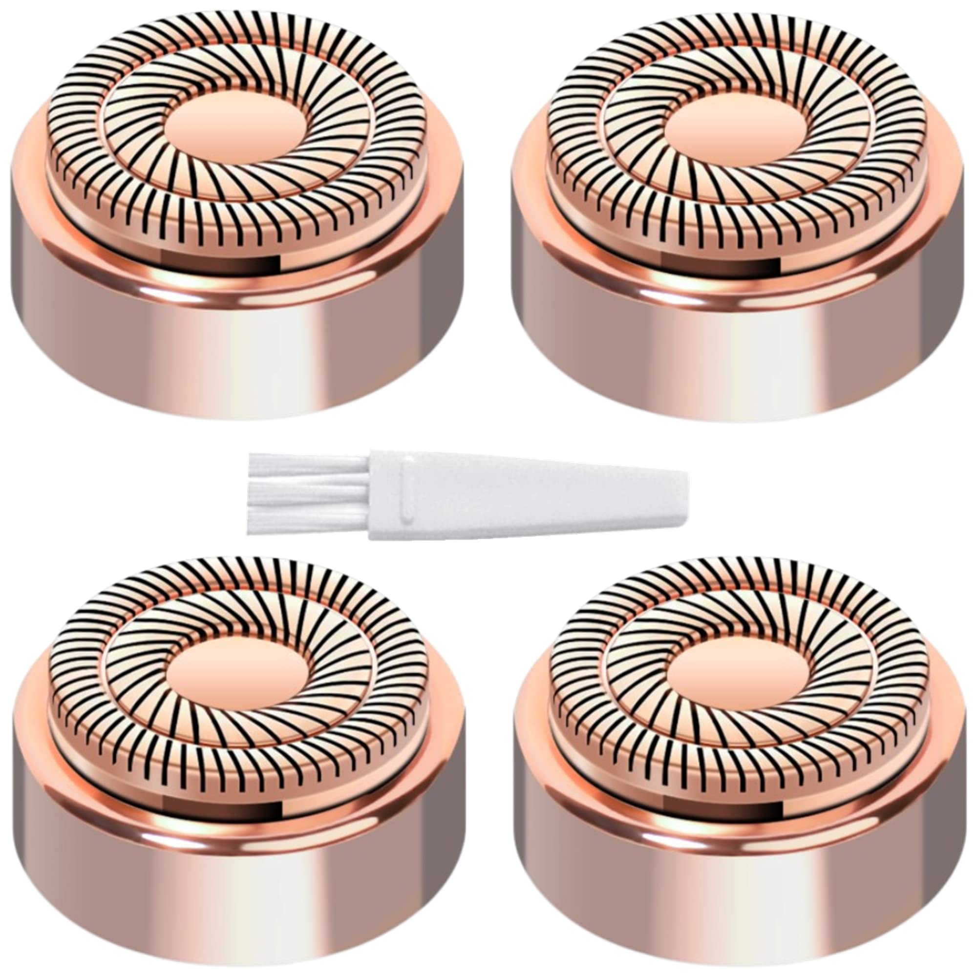 Women Facial Hair Remover Replacement Heads Gen 2 For Finishing Touch Flawless,Double Halo Face Razor Replacement Heads For Flaw