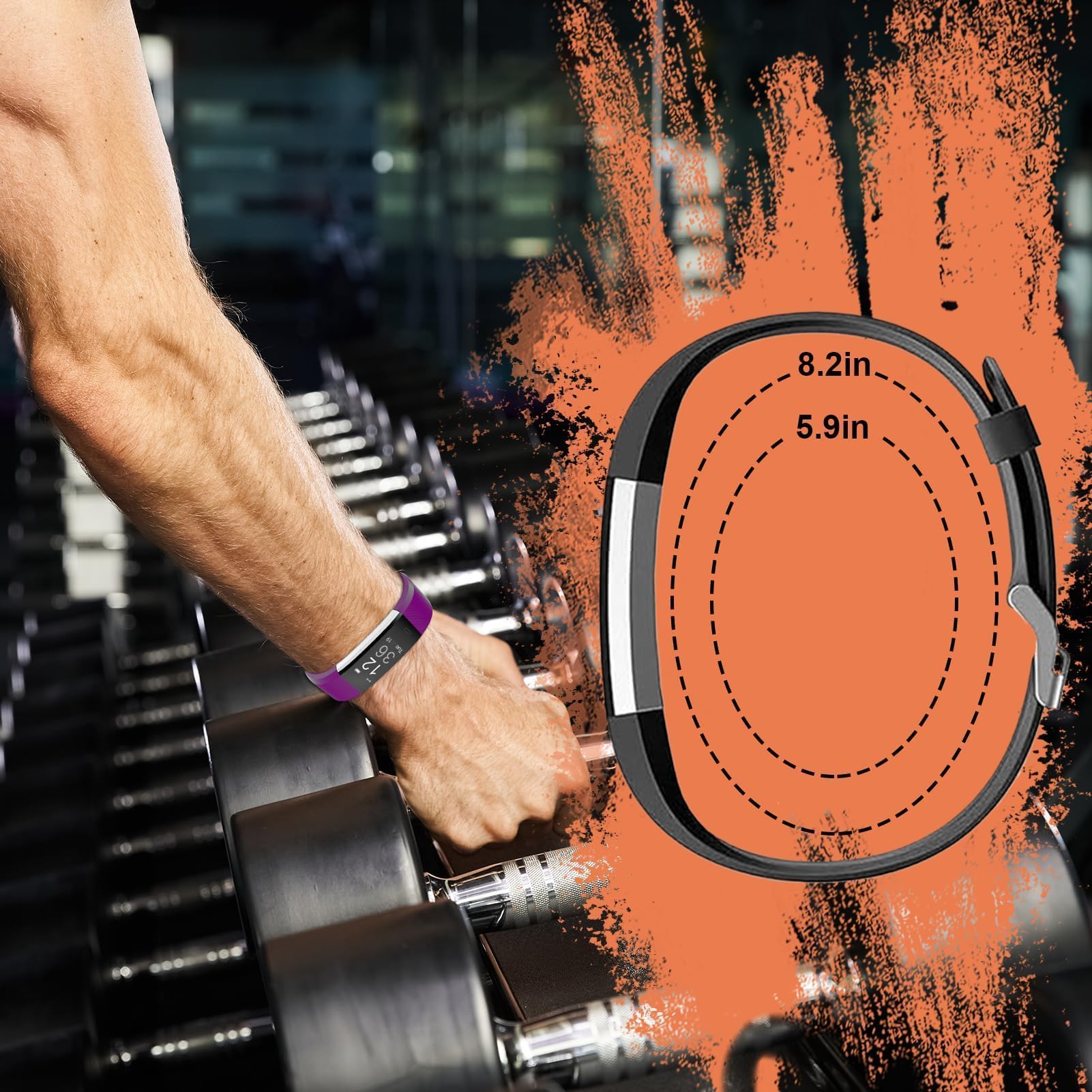 Hoeslaw 5 Pcs Watch Bands Replacement For Id115Plus Hr Only, Very Fit Pro Activity Fitness Tracker Wrist Bands Set, Multicolor V