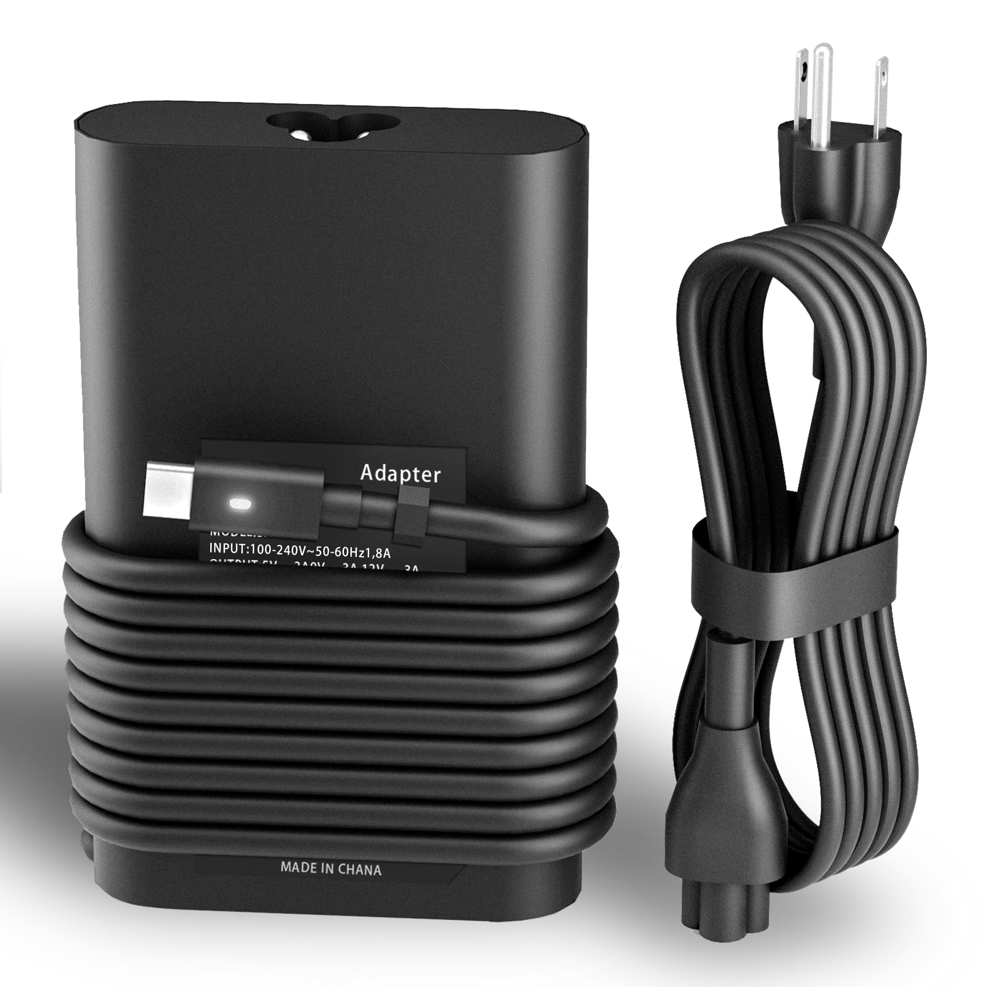 65W 45W Usb C Type C Laptop Charger For Dell Latitude 5420 7400 5520 7420 7390 7370 Xps 12 9250 Xps 13 9370 9380 9333 9360 9365 