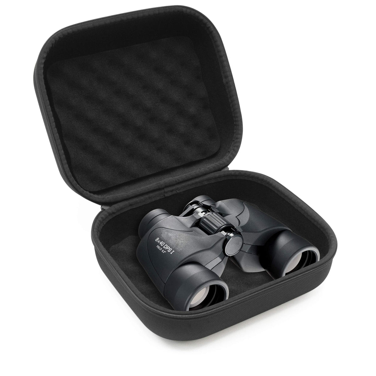 Casematix Protective Binoculars Case With Impact-Absorbing Foam Interior - Hard Shell Binocular Case With Reinforced Zippers, Co