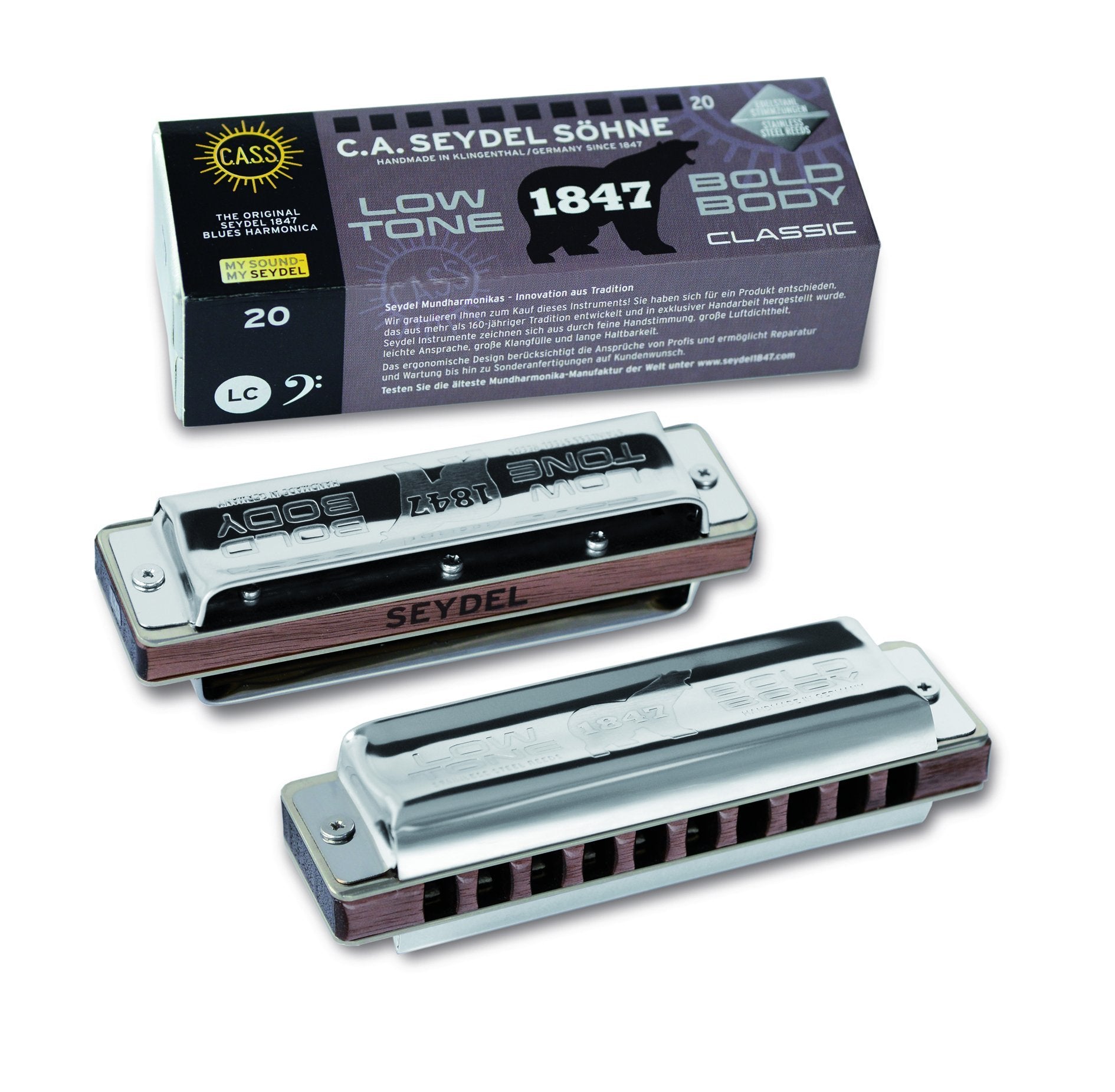 Seydel Blues Classic 1847 Harmonica Low D