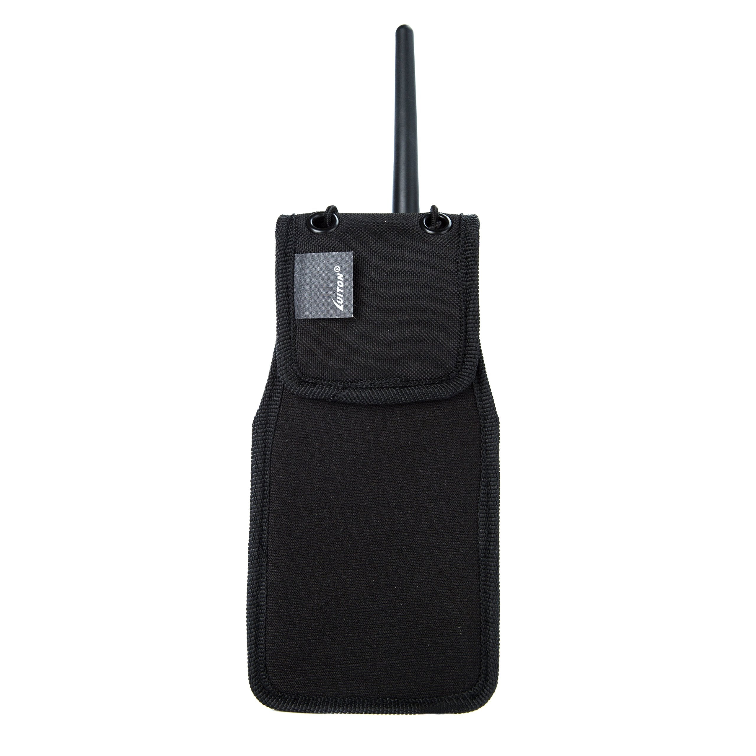 Luiton Universal Radio Case Two Way Radio Holder Universal Pouch For Walkie Talkies Nylon Holster Accessories For Motorola Mt500, Mt1000, Mts2000 And Similar Models (2 Pack)