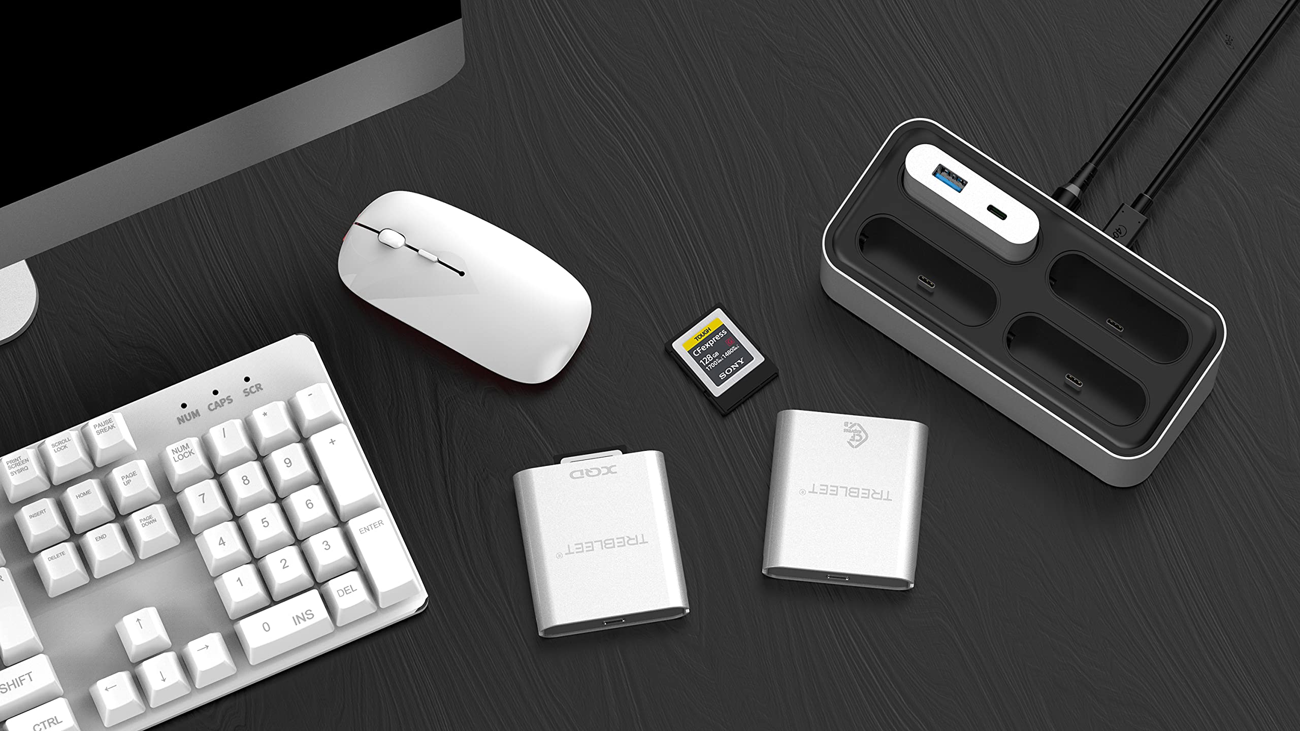 Xqd Card Reader,Usb 3.0 5Gbps, Compatible With Kingston Workflow Station,Mini Portable Aluminum External Case, Support Android/Windows/Mac Os