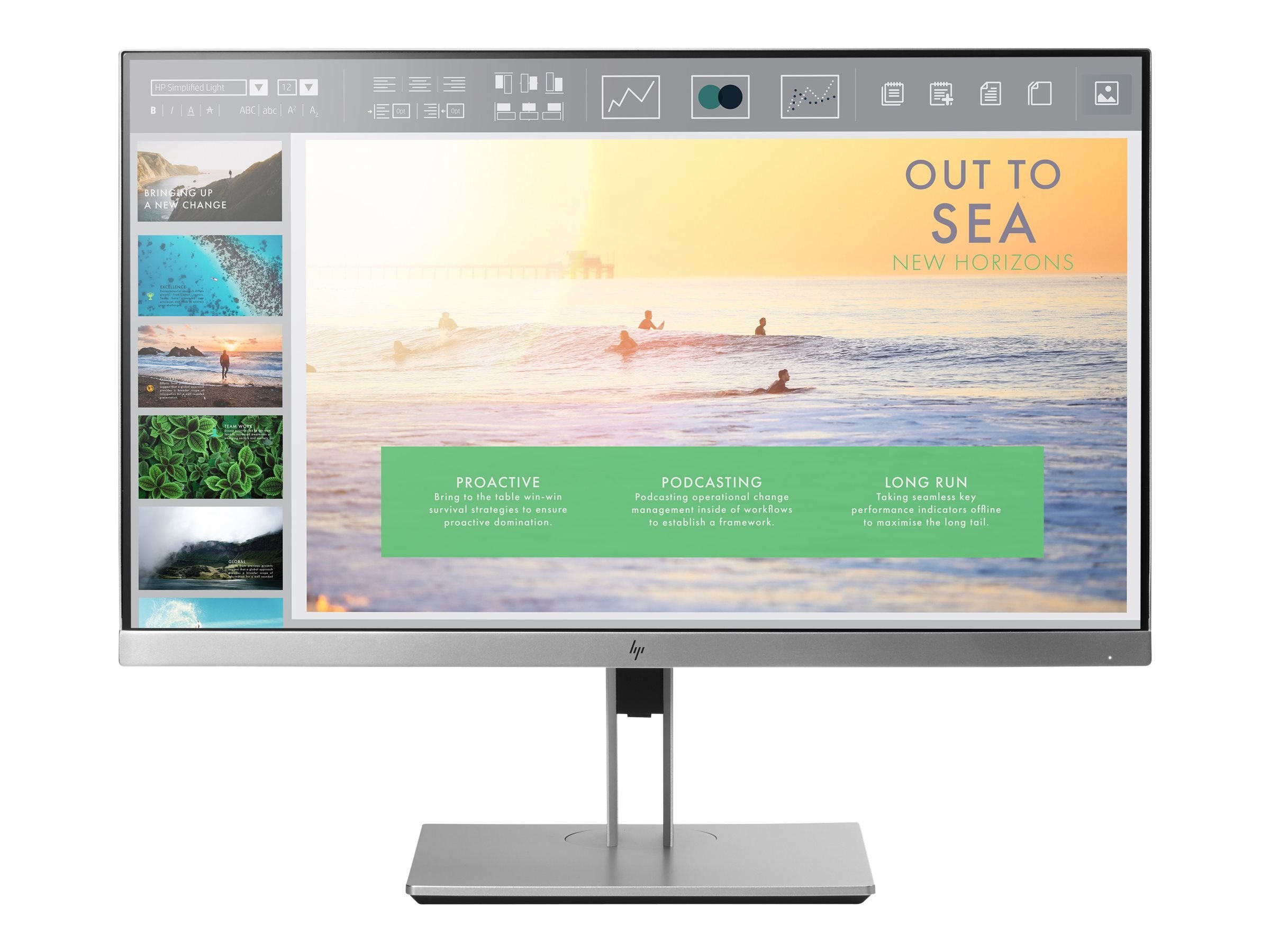 Hp Elitedisplay E233 23-Inch Screen Led-Lit Monitor Silver (1Fh46Aa#Aba)