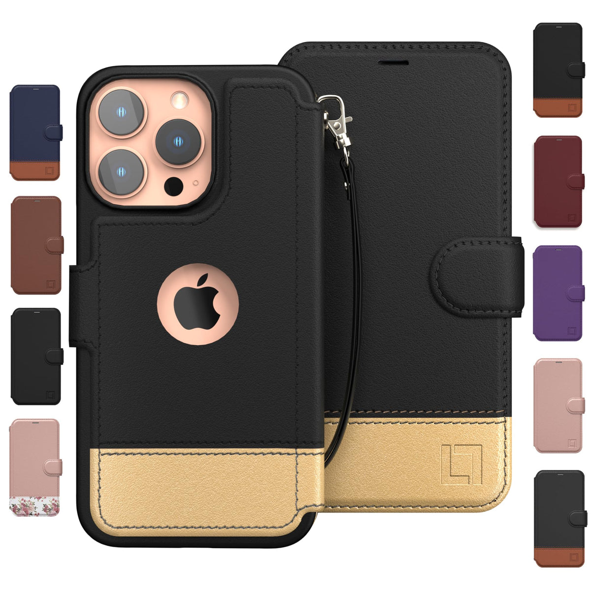 LUPA Legacy iPhone 13 Pro Max Wallet Case - Case with Card Holder - [Slim + Durable] for Women and Men - Flip Cell Phone case - 
