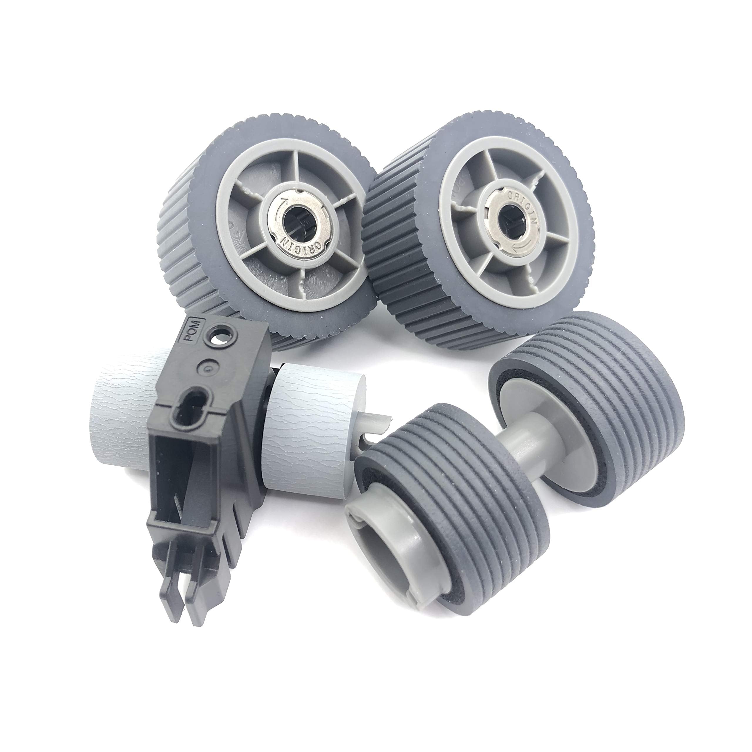 Oklili 1Set X Pa03740 K010 Pa03740 K011 Consumable Kit Pick Roller + Brake Roller Pickup Roller Separation Roller Compatible With Fujitsu Fi 7600 Fi 7700 Fi 7700S