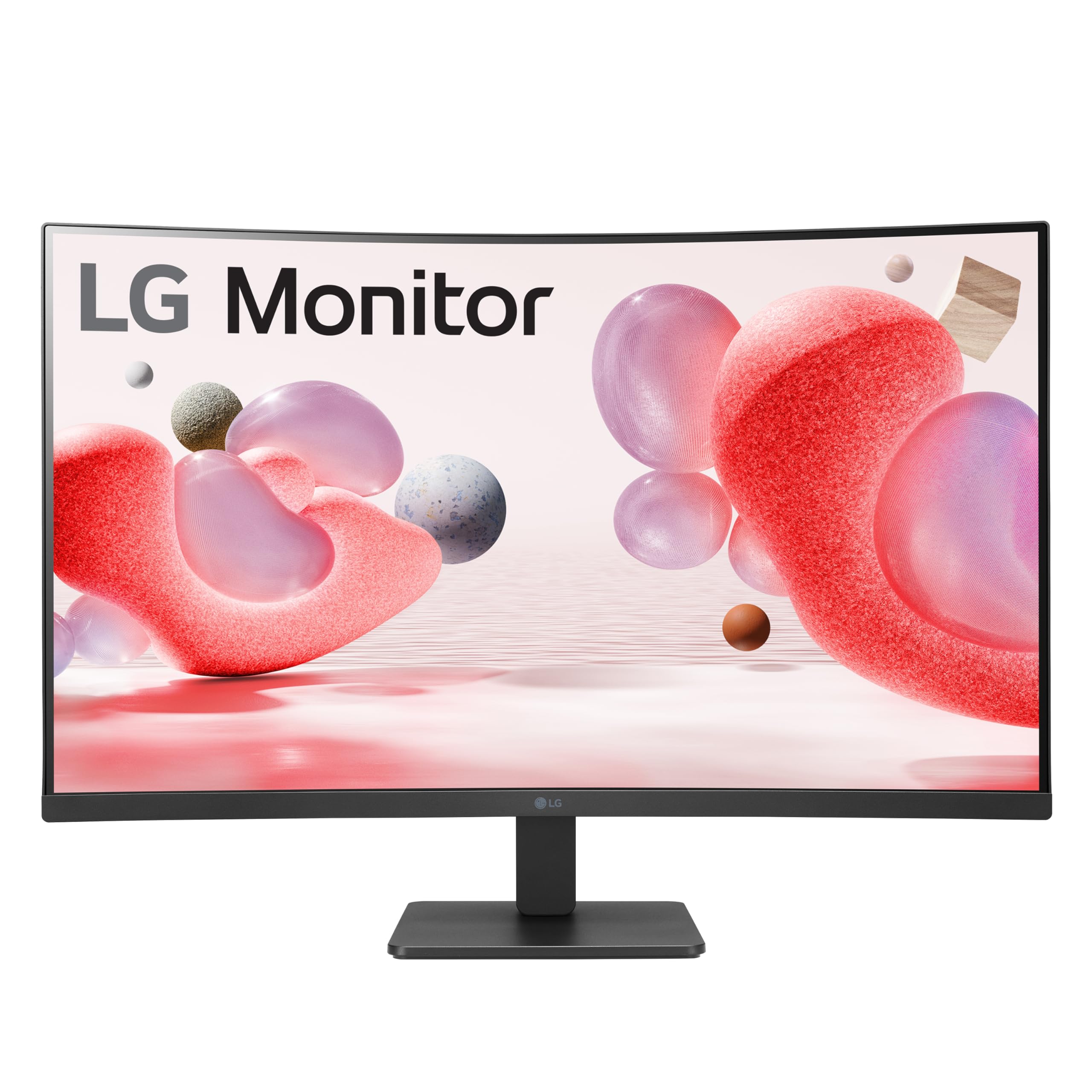 Lg 32Mr50C B 32 Inch Fhd Curved Monitor 100Hz, Amd Freesync, Onscreen Control, Dynamic Action Sync, Black Stabilizer, Tilt Stand