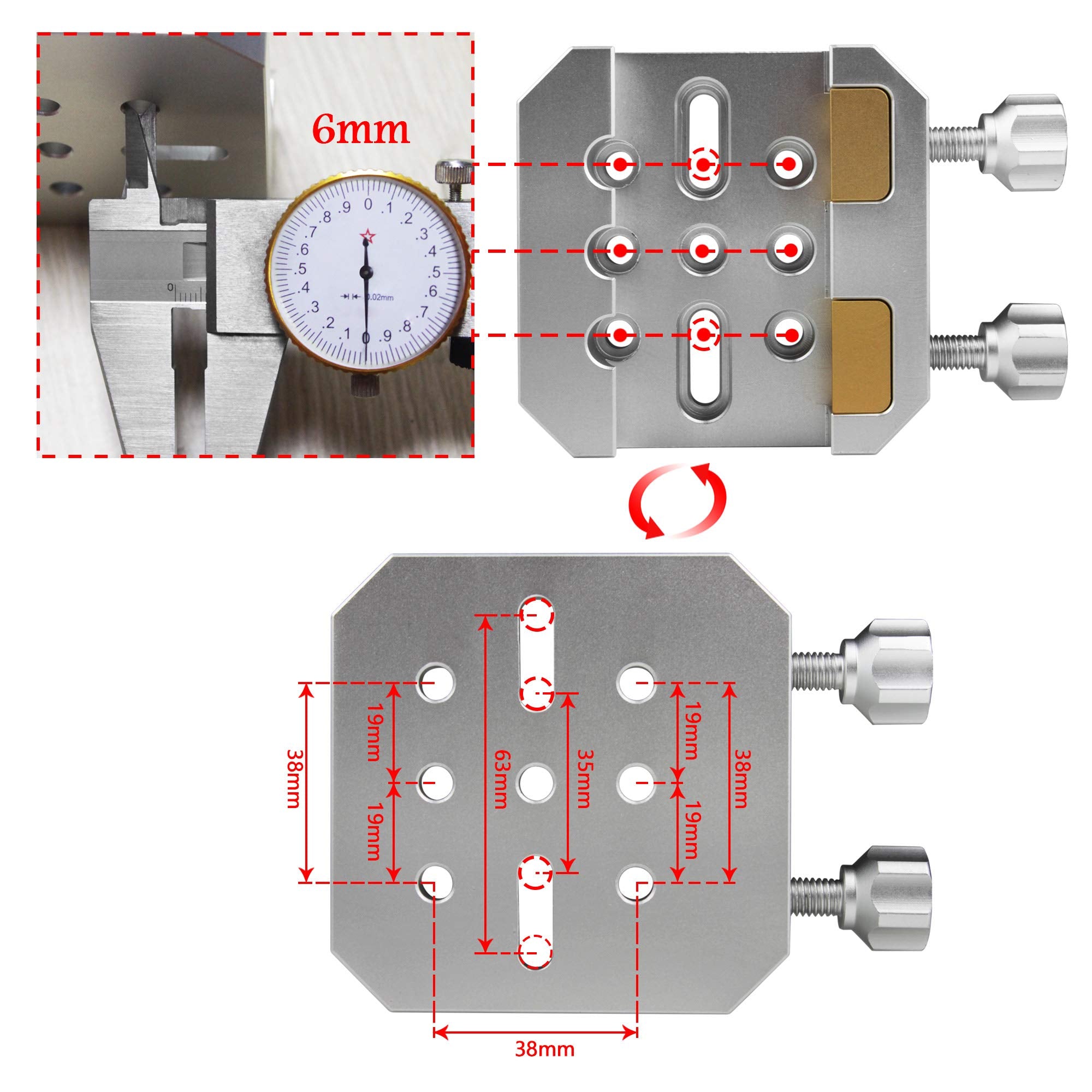 Astromania Premium Dovetail Clamp For Telescopes And Cameras