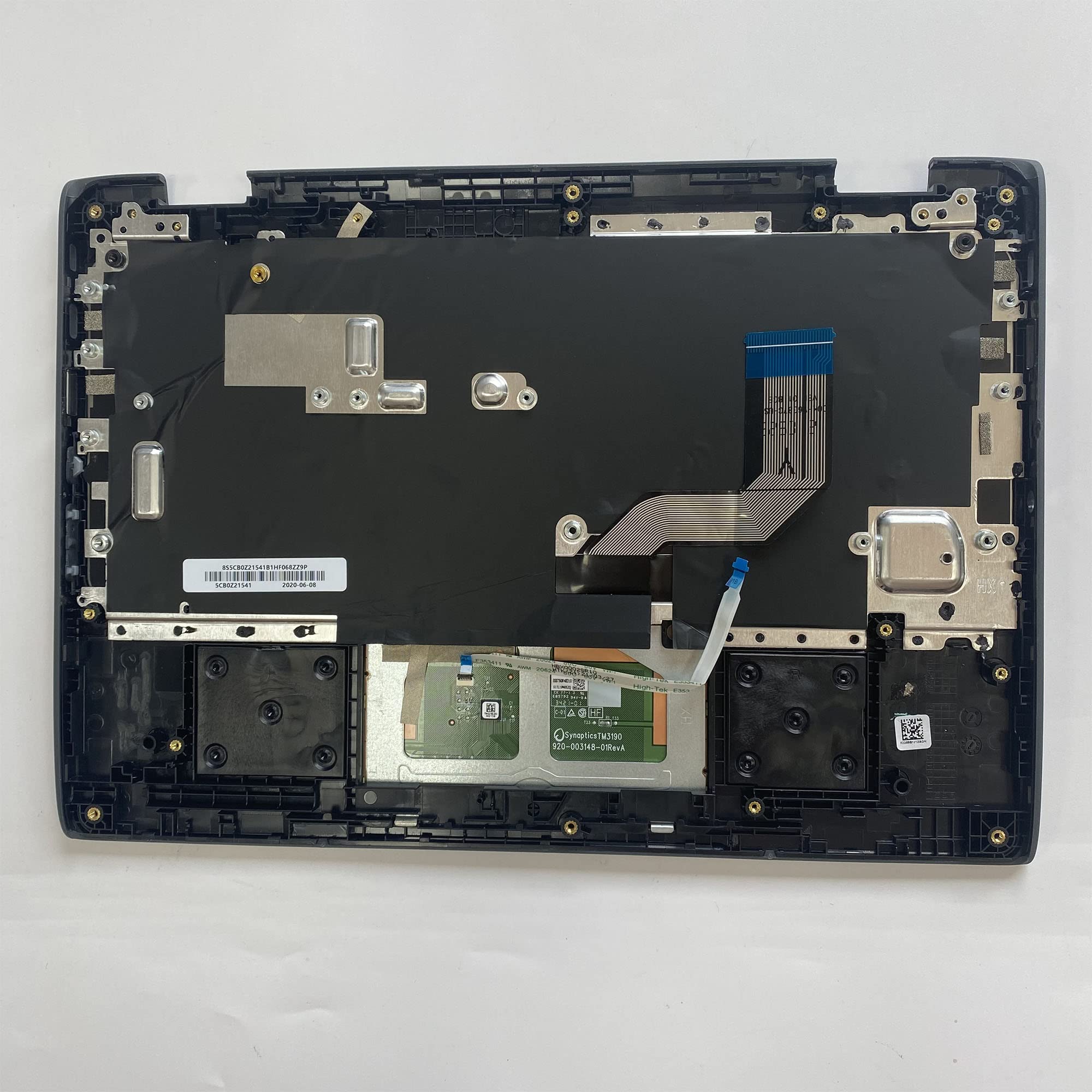 Ltprpts Replacement Laptop Upper Case Palmrest Non Backlit Keyboard Touchpad Assembly Part For Lenovo 300E Chromebook 2Nd Gen As