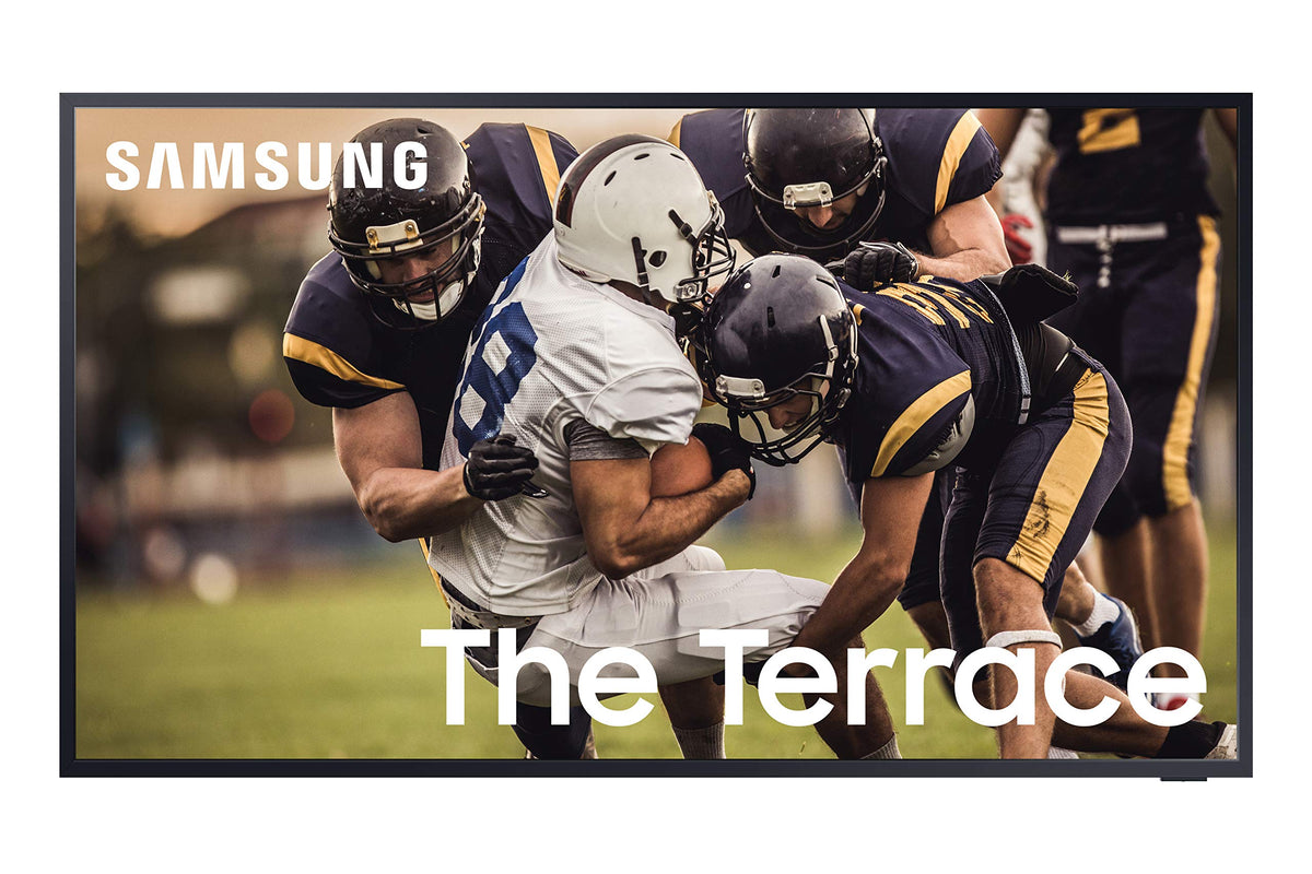Samsung 55 Inch Class Qled 4K The Terrace Partial Sun Outdoor, Direct Full Array 16X, Quantum Hdr 32X, Weatherproof, Wide Viewin