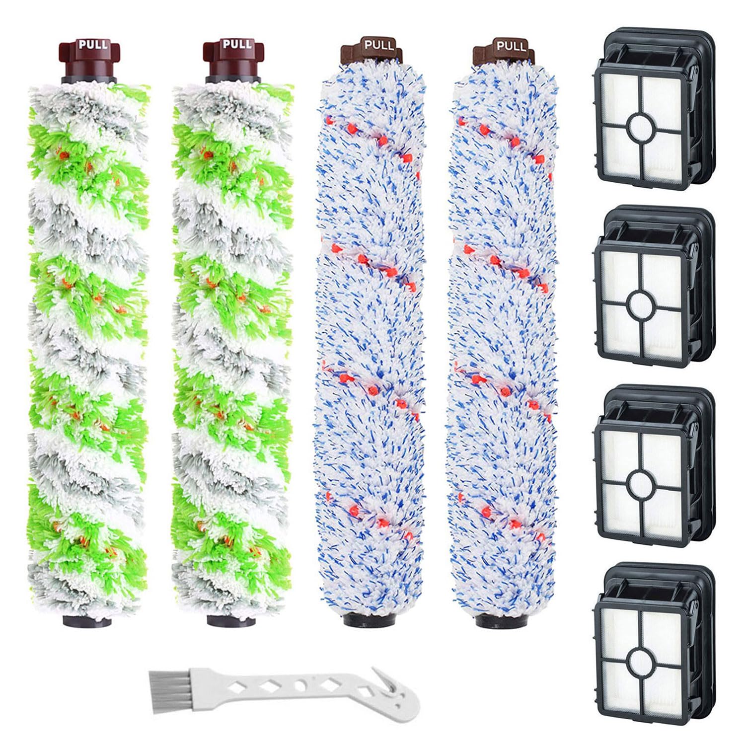 Lemige Brush Filter Replacement Parts For Bissell Crosswave Vacuum 3888A 1785 Pet Pro 2306A Cordless Wet Dry Vac, 2 Pack 2460 Pe