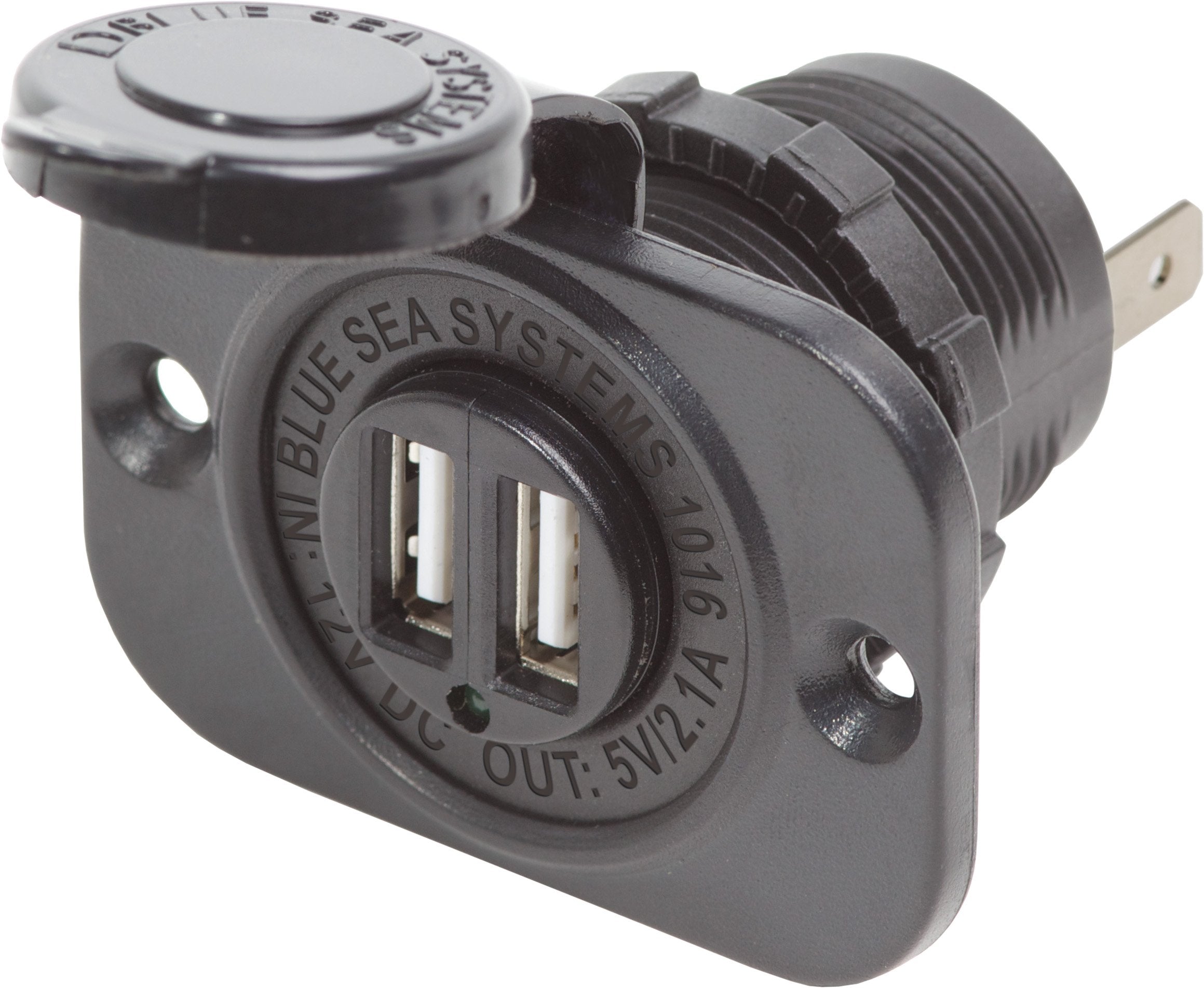 Blue Sea Systems 1016 Dual Usb Charger Socket Two Usb Ports With