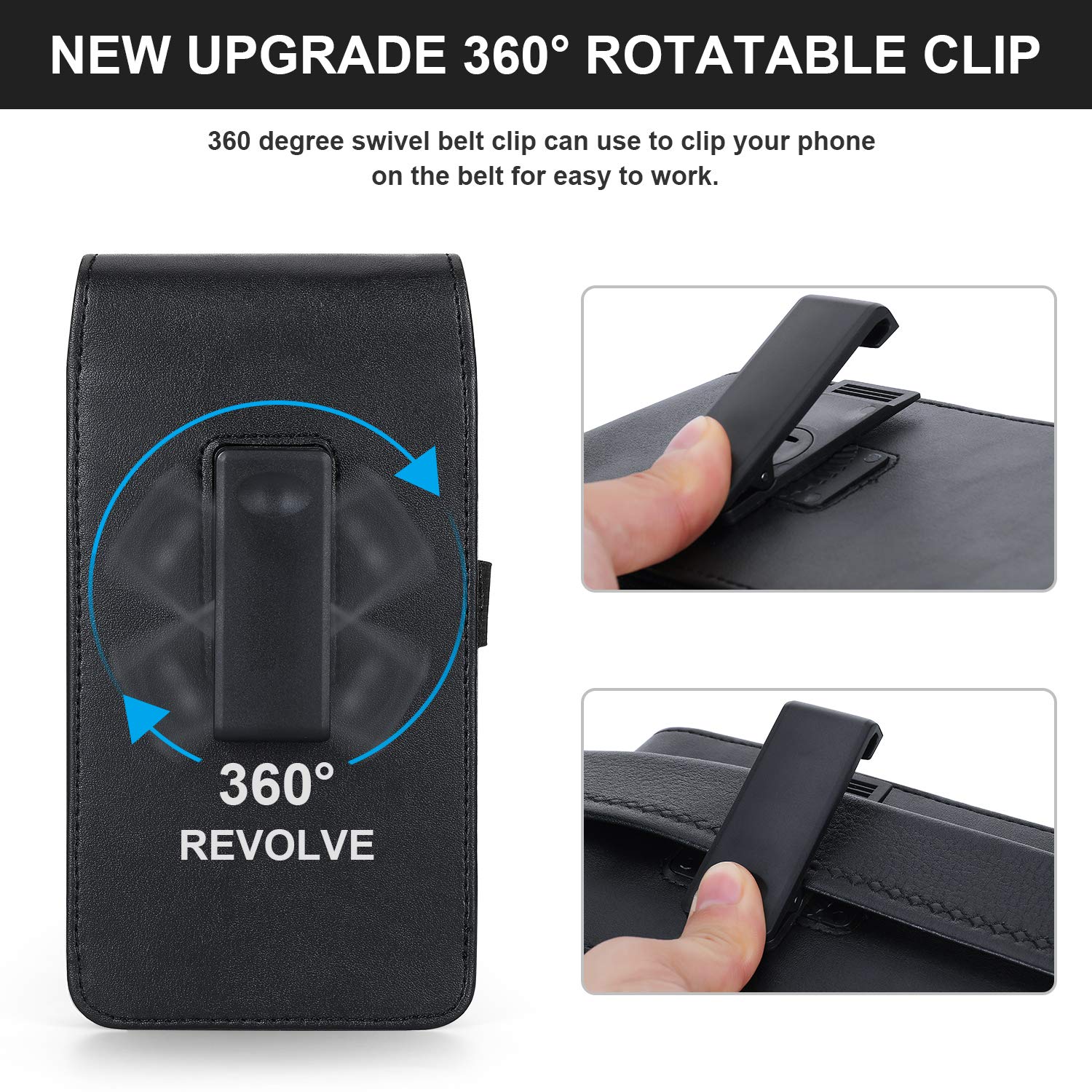 Mopaclle Phone Holster For Samsung Galaxy A03S A04S A33 A23 A52 A73 / Galaxy Note 20 Ultra 8 9 S22 Plus, S23 Plus, Iphone 14 Pro