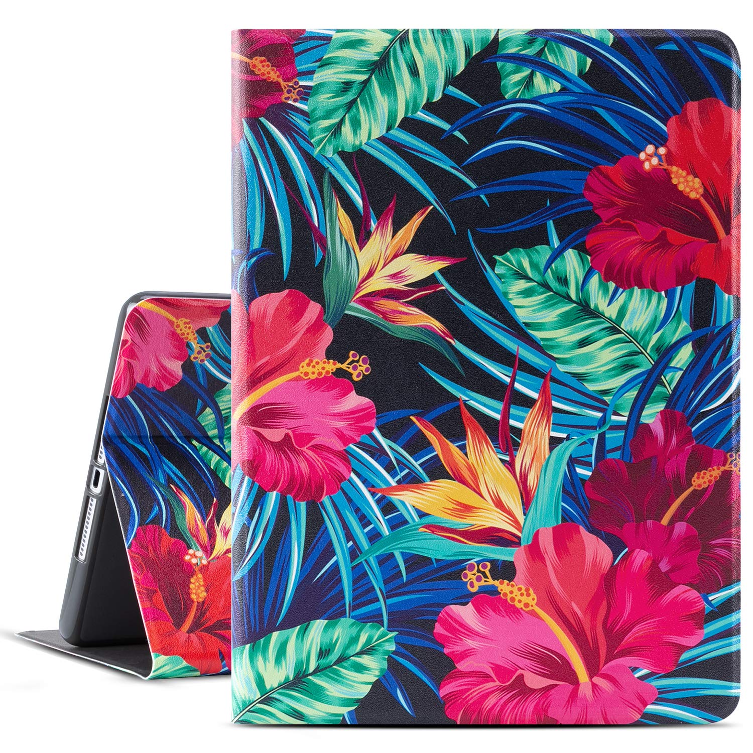 Ipad Air 2 Cover,Gofupa 9.7 Ipad 6Th/ 5Th Generation Case For Women Girls, Premium Leather Folio Case, Multiple Viewing Angles S