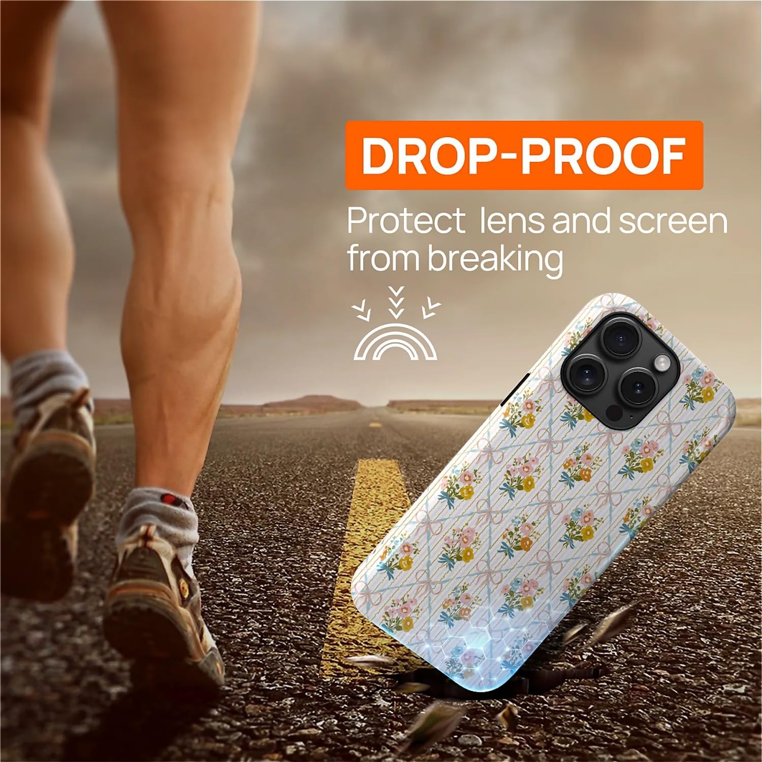 Ilikediy For Iphone 15 Pro Max Case [Compatible With Magsafe] Pattern Design Case For Women Girls Hybrid 2 Layer Hard Shell Sili