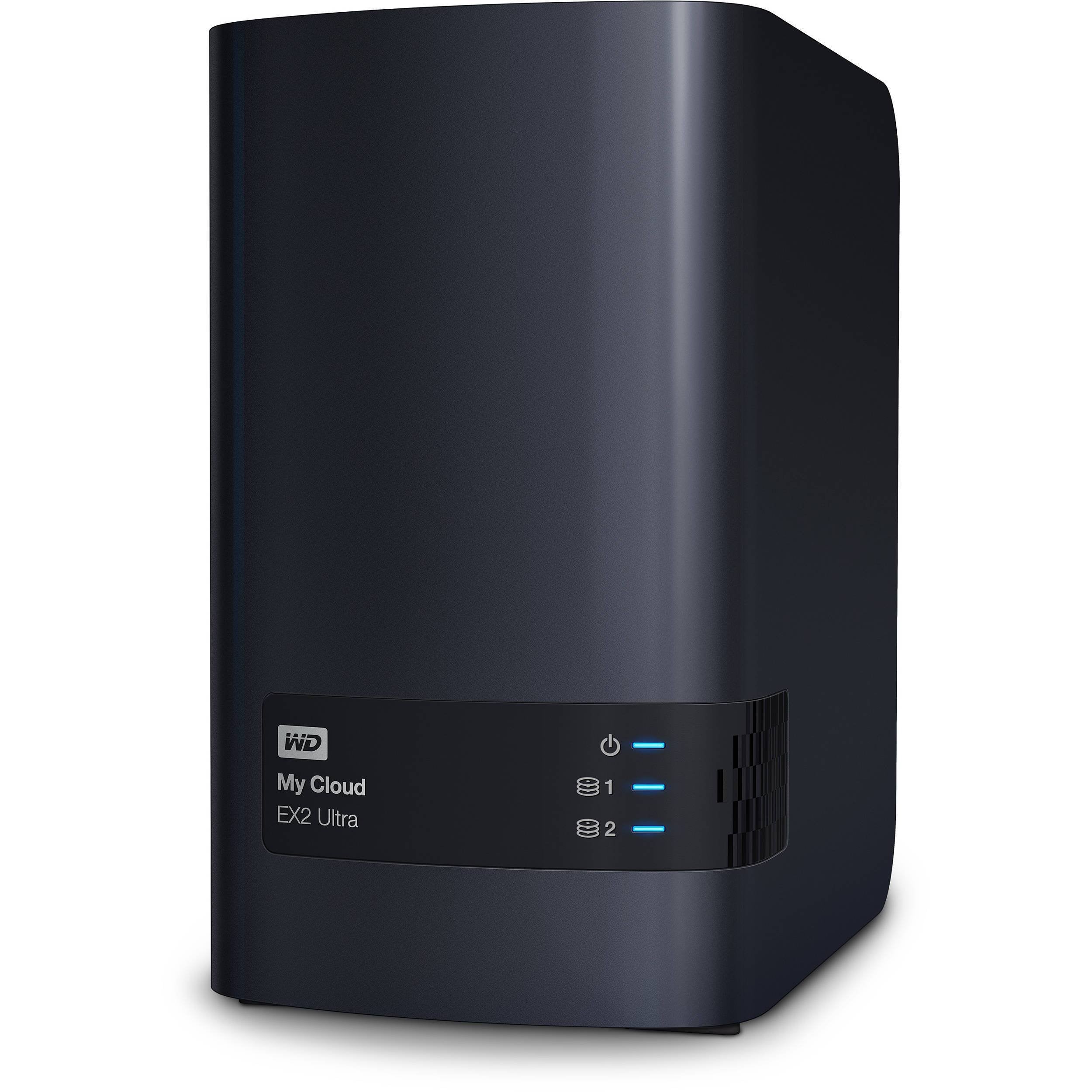 Western Digital 12Tb My Cloud Ex2 Ultra Network Attached Storage  Nas  Wdbvbz0120Jchnesn