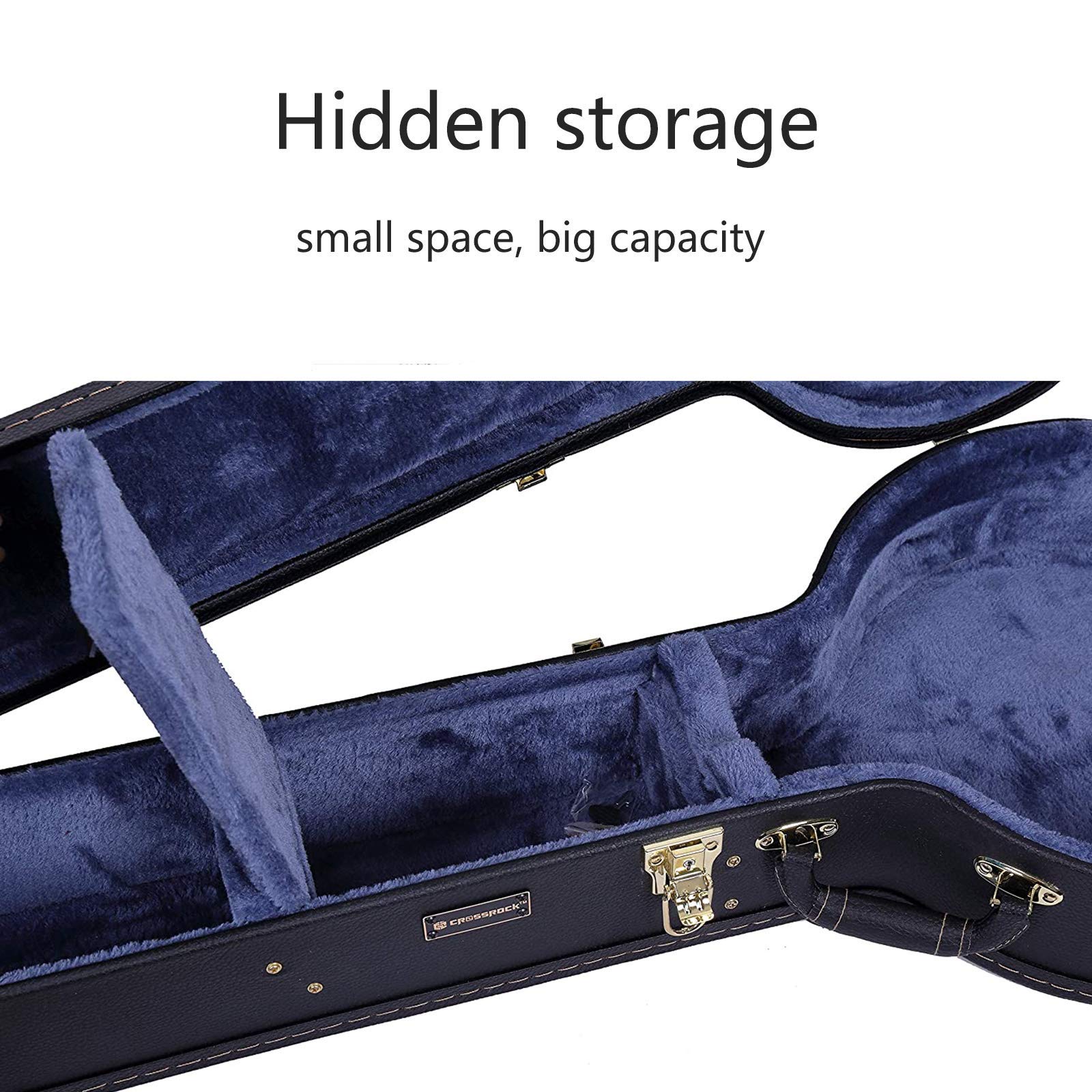 Crossrock Crw600Bjbk Wooden Case For 5 String Resonator Banjo (Crw620Bjbk)