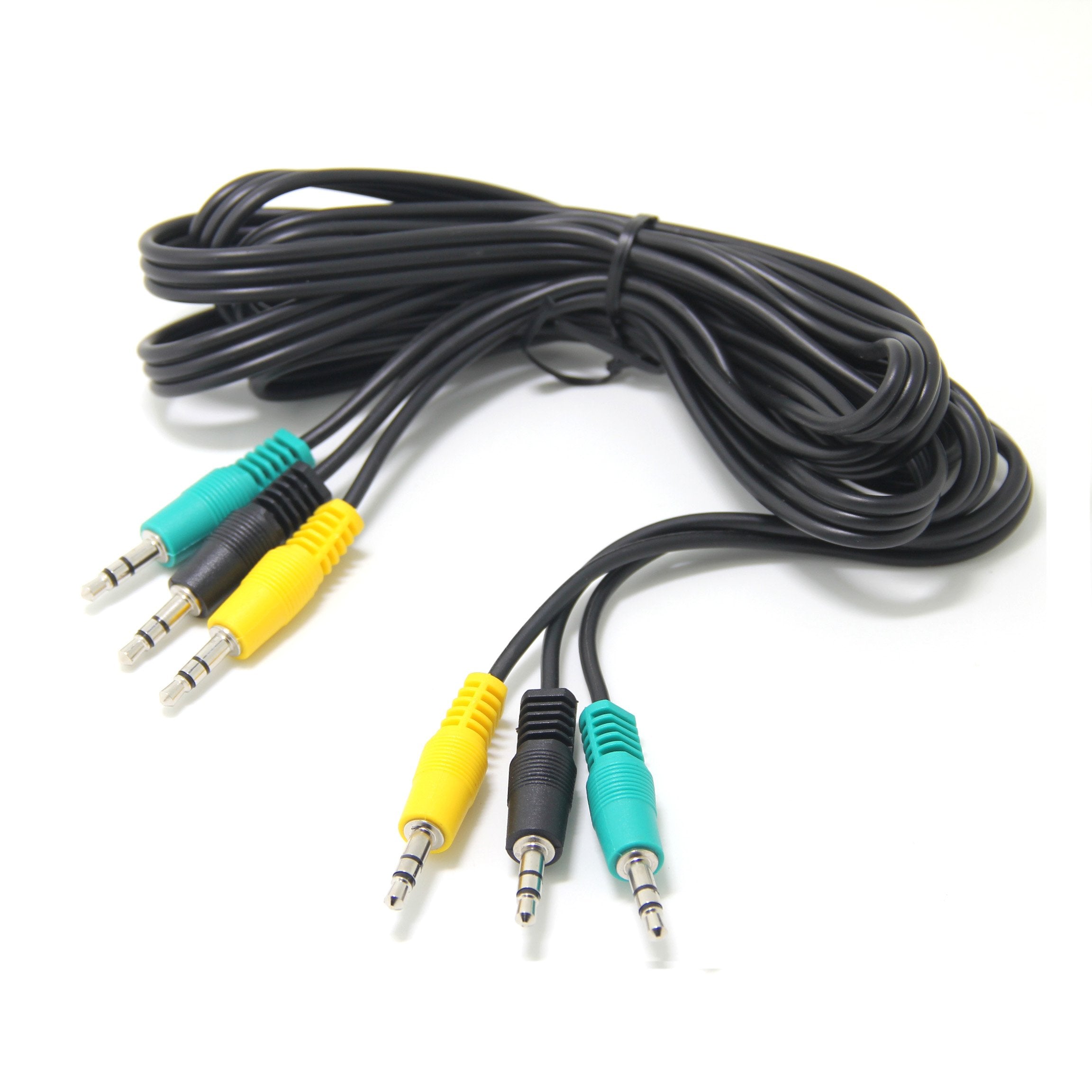 Ancable Replacement Audio Cable for 5.1 Channel, Logitech Computer Speakers 3.5mm 1/8 TRS Plug Male to Male 6ft Compatible with 