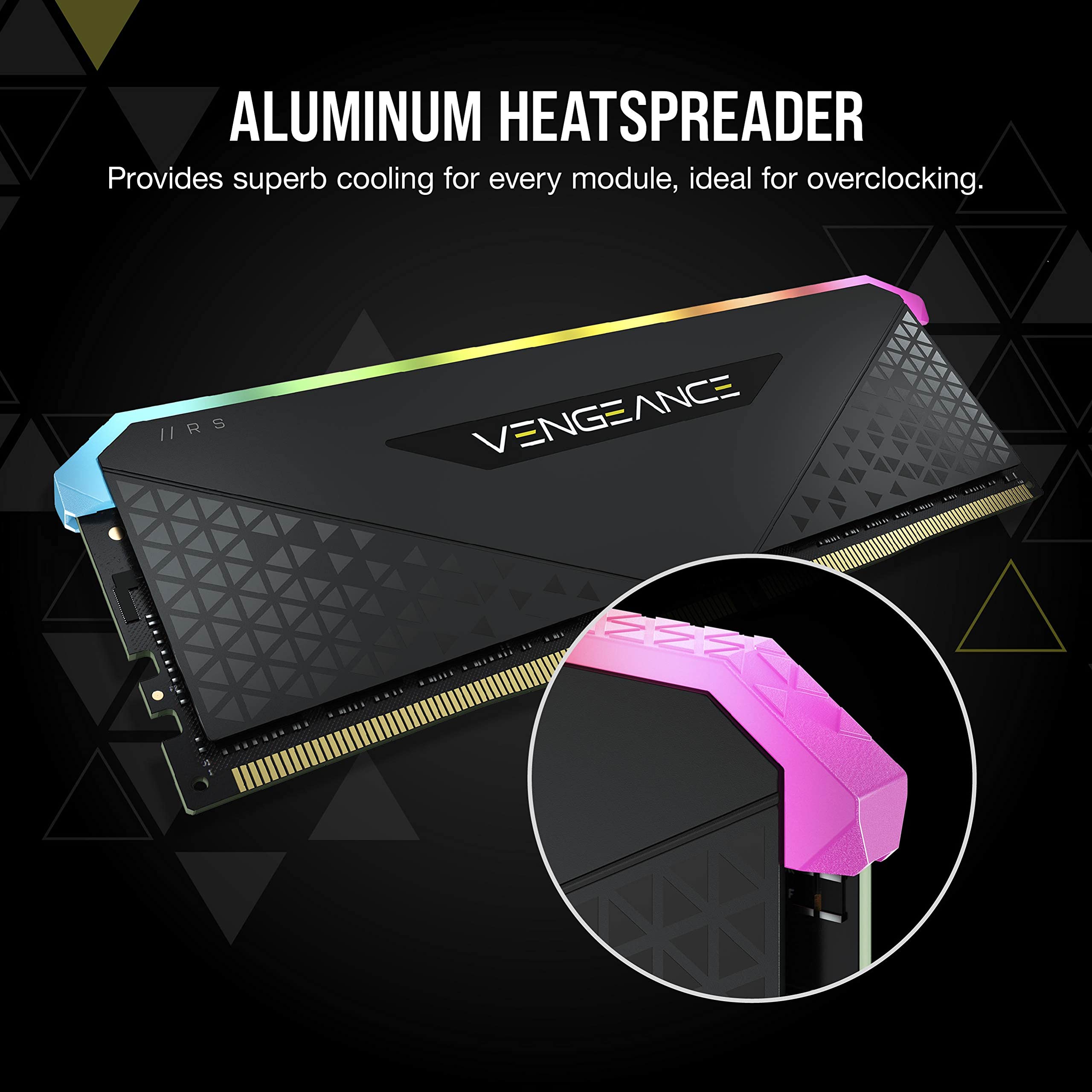 Corsair Vengeance Rgb Rs 32Gb (2X16Gb) Ddr4 3200 (Pc4-25600) C16 Desktop Memory