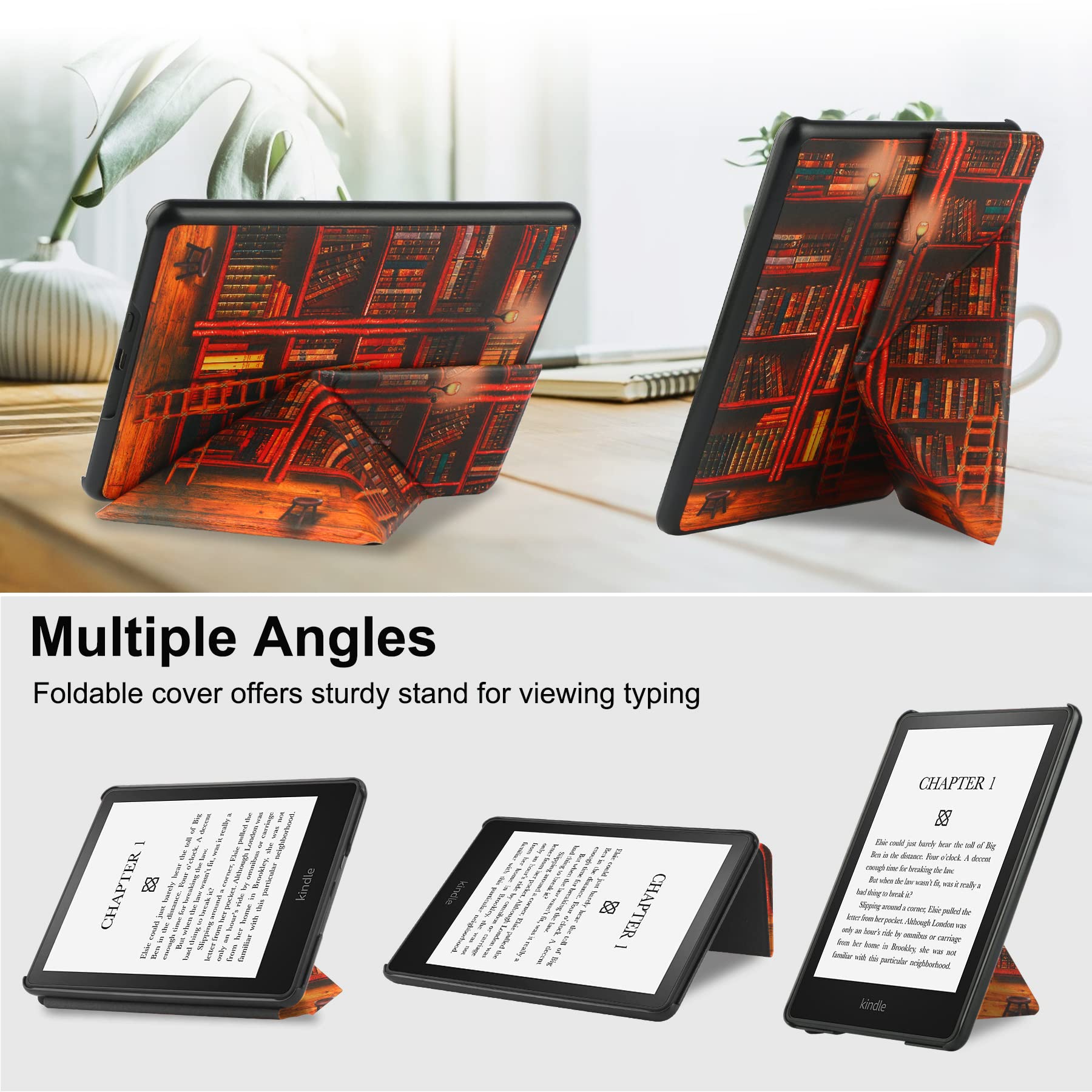 Hgwalp Slimshell Case For 6.8'' Kindle Paperwhite (11Th Generation 2021) And Kindle Paperwhite Signature Edition,Slim Fit Stand