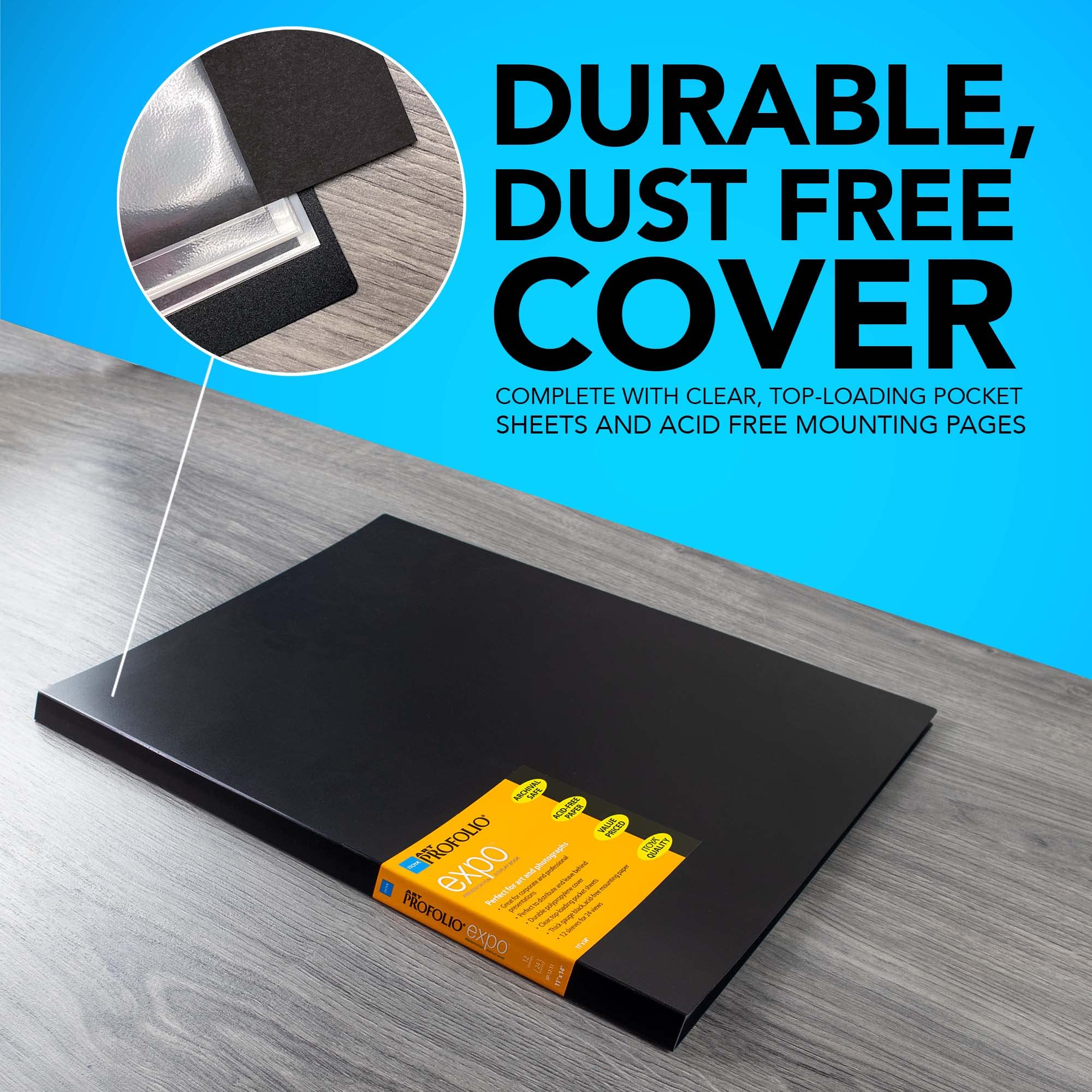 Itoya Xp 12 11 Art Profolio Expo 11X14In. Art Size 12 Page/24 View Design Black