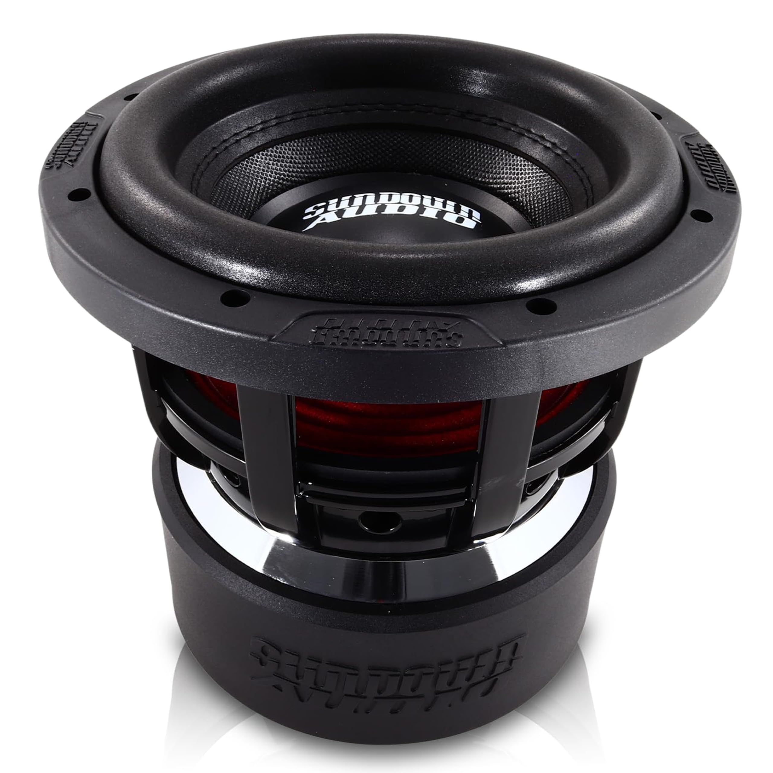 Sundown Audio X v.4 8 Dual 2 Ohm Subwoofer  1000W RMS, Triple Stacked Magnet, 3 VC, MegaRoll v.2 Surround, High Excursion 19
