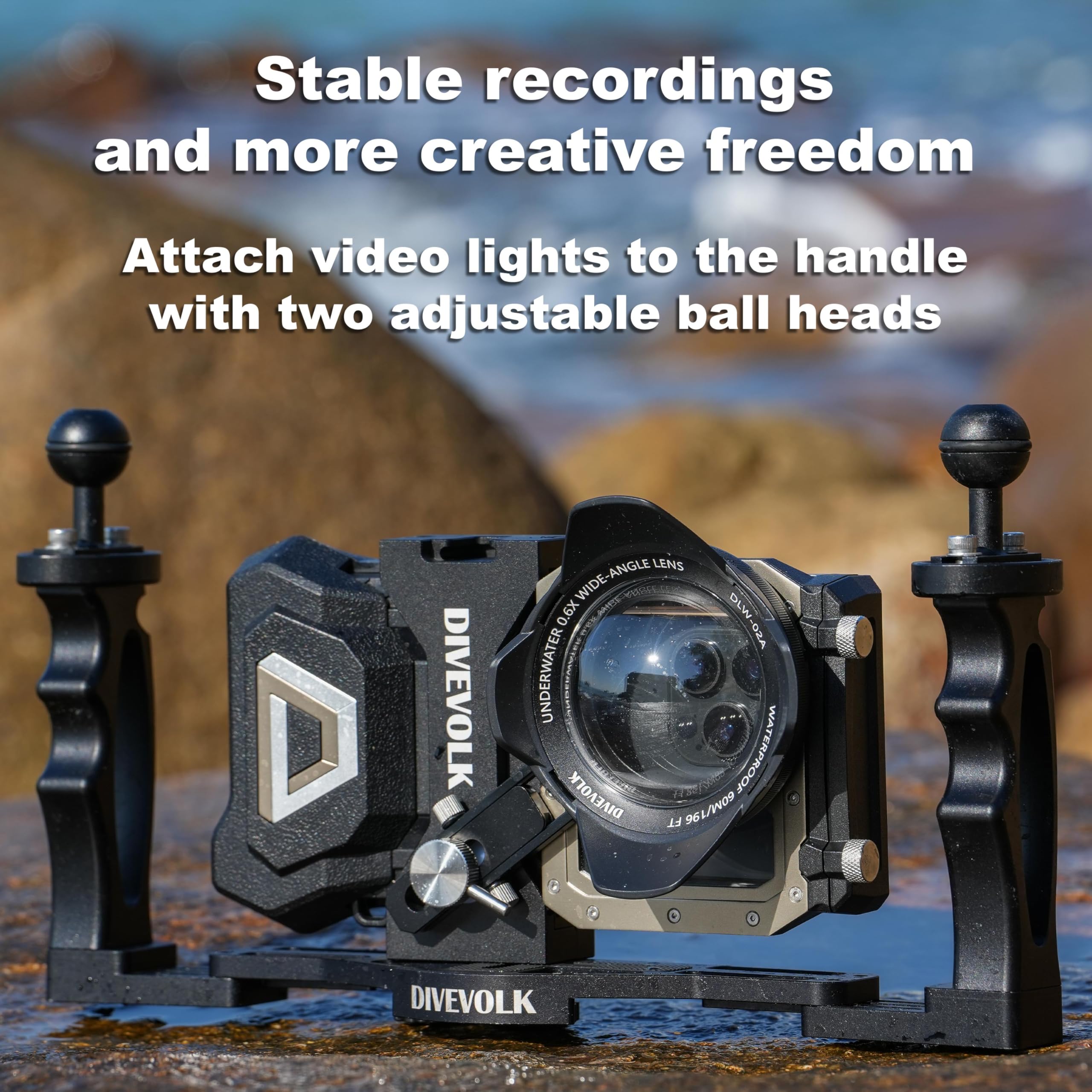 Divevolk Dual Handle Tray For Seatouch 4 Max Housing