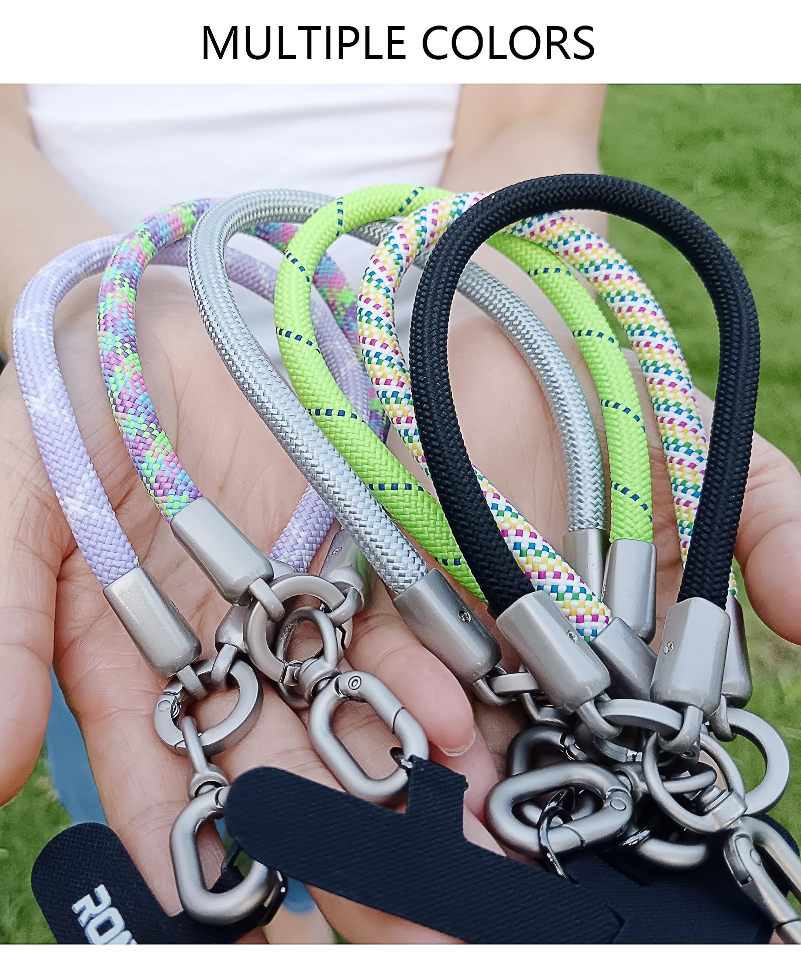 Rongboer Premium Phone Lanyard For Iphone&Android-Stylish Unisex Wrist Strap With Alloy Metal Hook&Reinforced Polyester-R14 (Rai