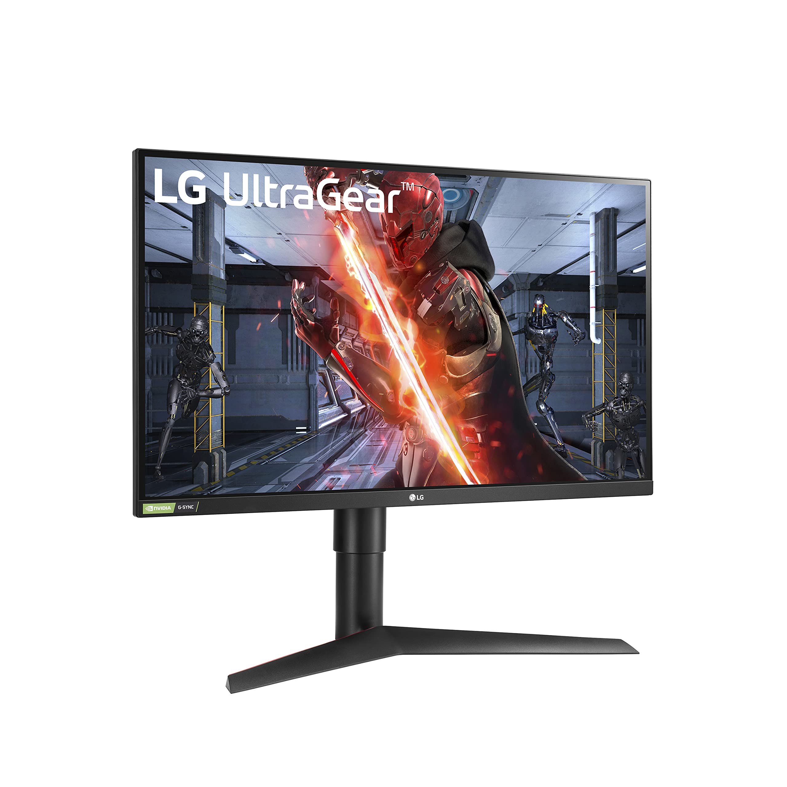 Lg 27Gl83A B 27 Inch Ultragear Qhd Ips 1Ms Nvidia G Sync Compatible Gaming Monitor, Black