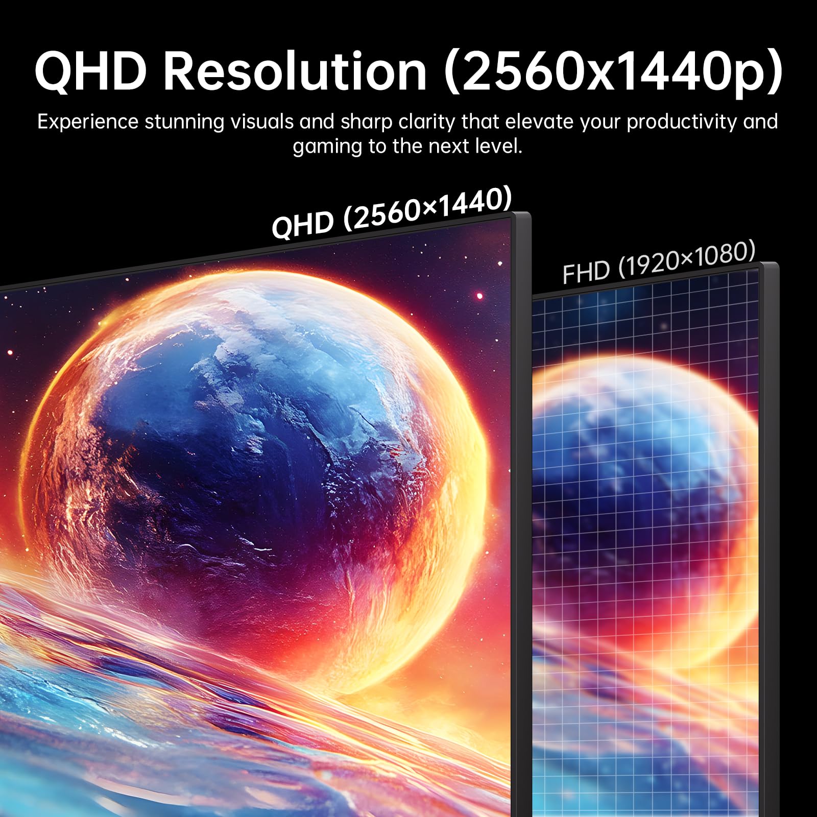 Ktc 32 Inch 2K Computer Monitor, Ips 1440P Monitor With Ultra Thin Bezels, Hdr10, Freesync/G Sync, Hdmi/Dp Ports, Tilt Adjustabl