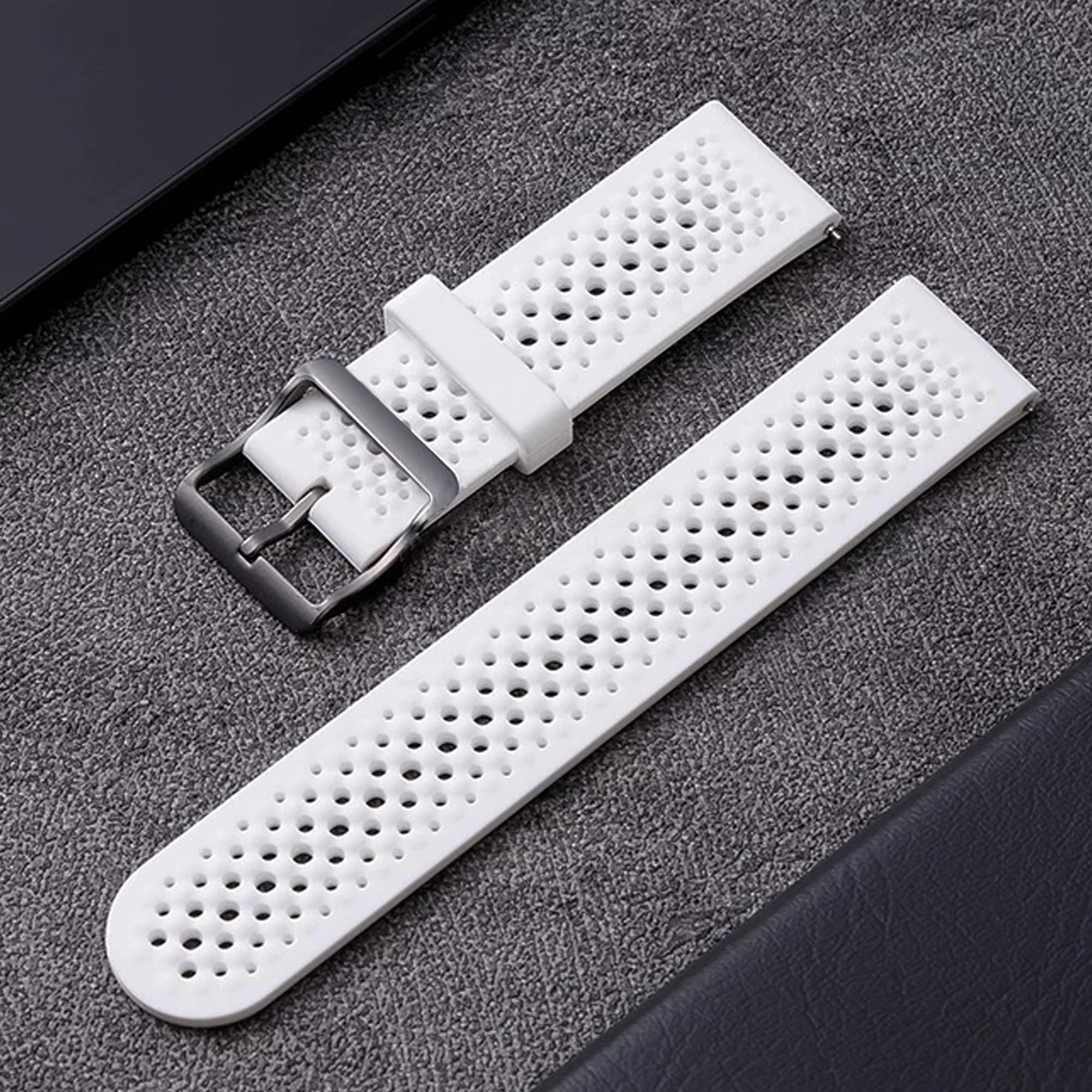 Lamshaw Compatible For Hirreo Smart Watch Bands, 22Mm Silicone Band With Metal Buckle Compatible For Lige, Hirreo Fv12, Fv14, Fv